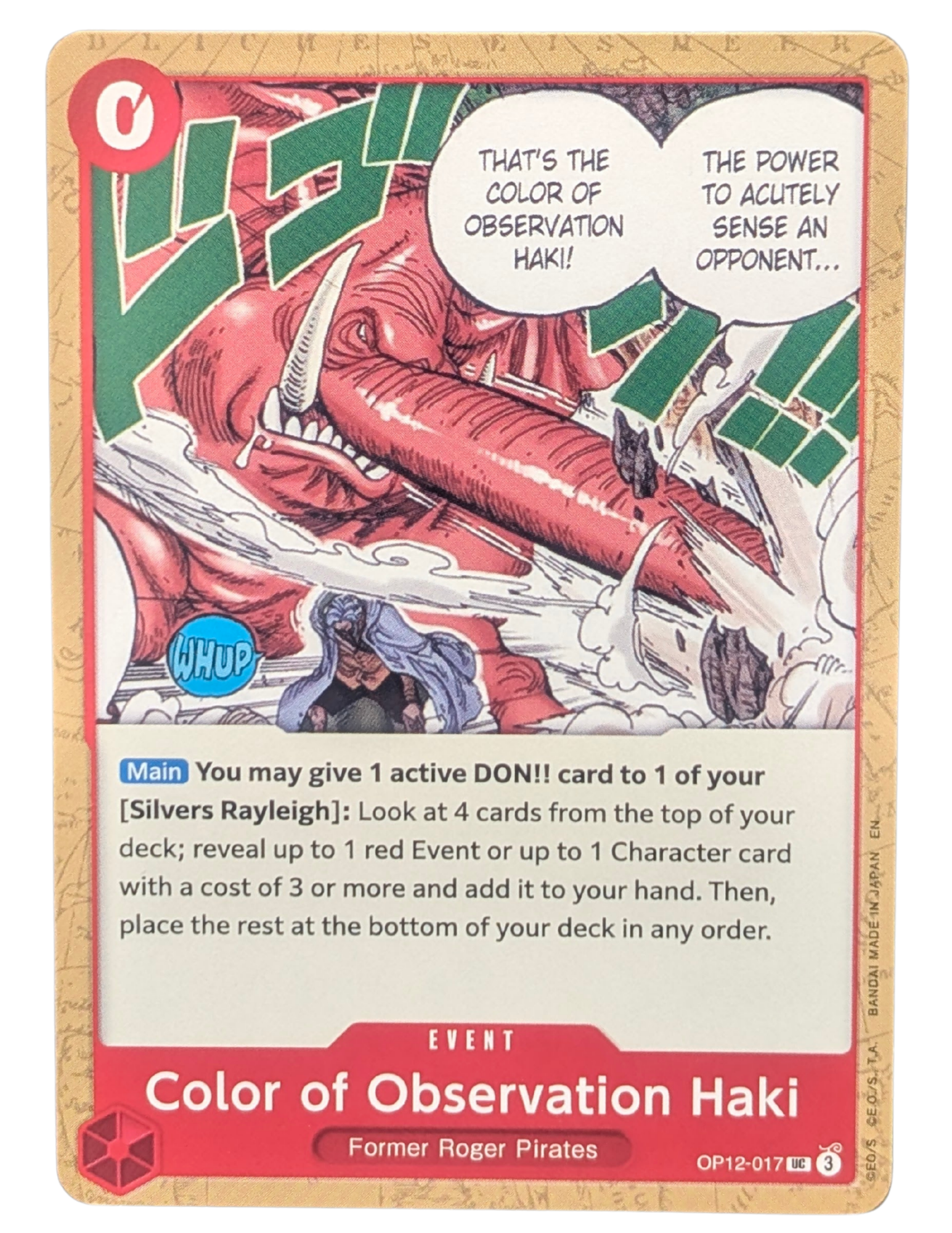 Color of Observation Haki [OP12-017]