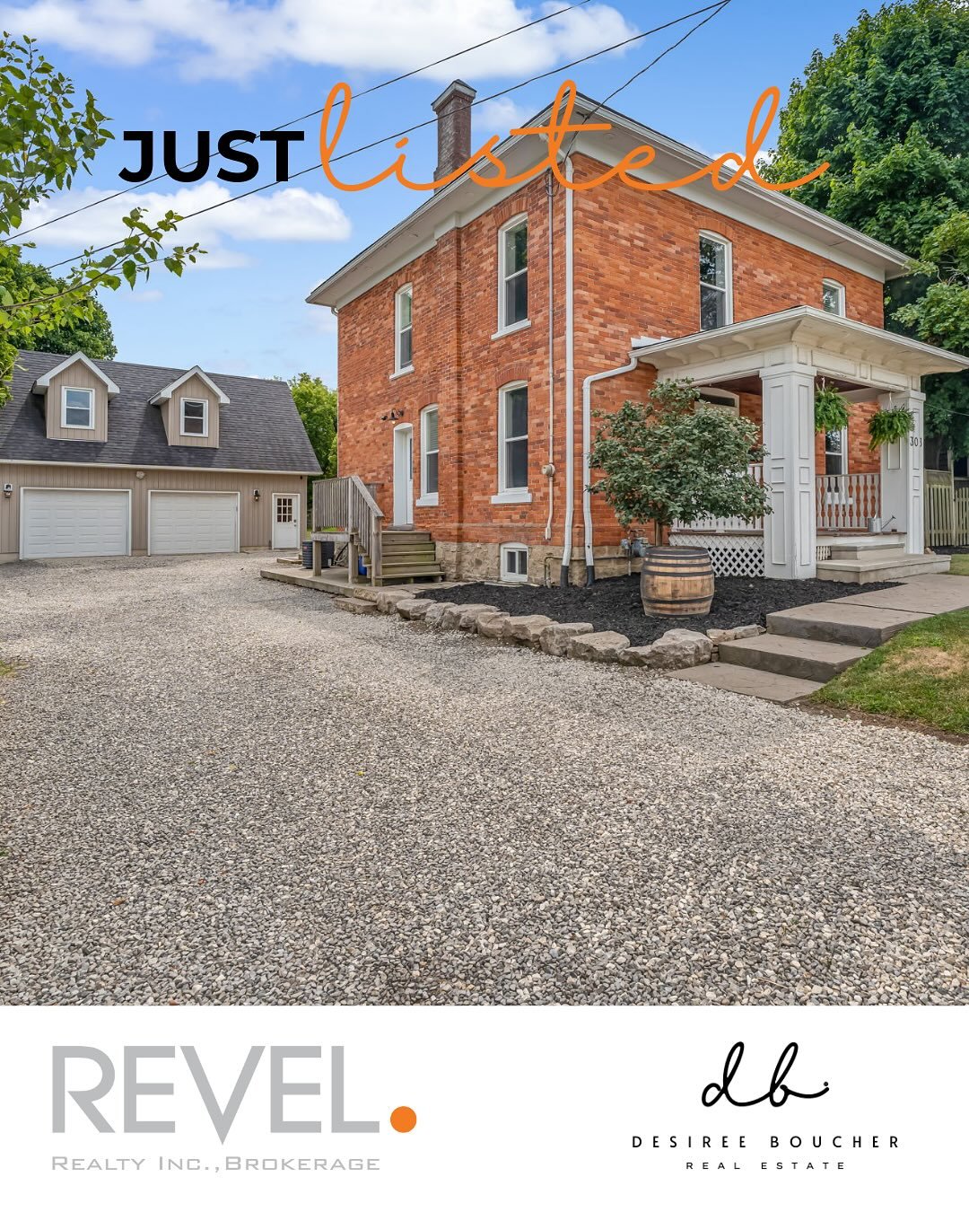 ✨Just Listed &ndash; 303 Canborough St, Smithville✨
3 🛏 | 1+2 🛁 | Dream Garage

Small-town charm, big-time perks! This beauty sits on a massive lot with a heated 2-car garage + loft (yes, it even has its own bathroom 👀). Inside? Fresh paint, cozy 