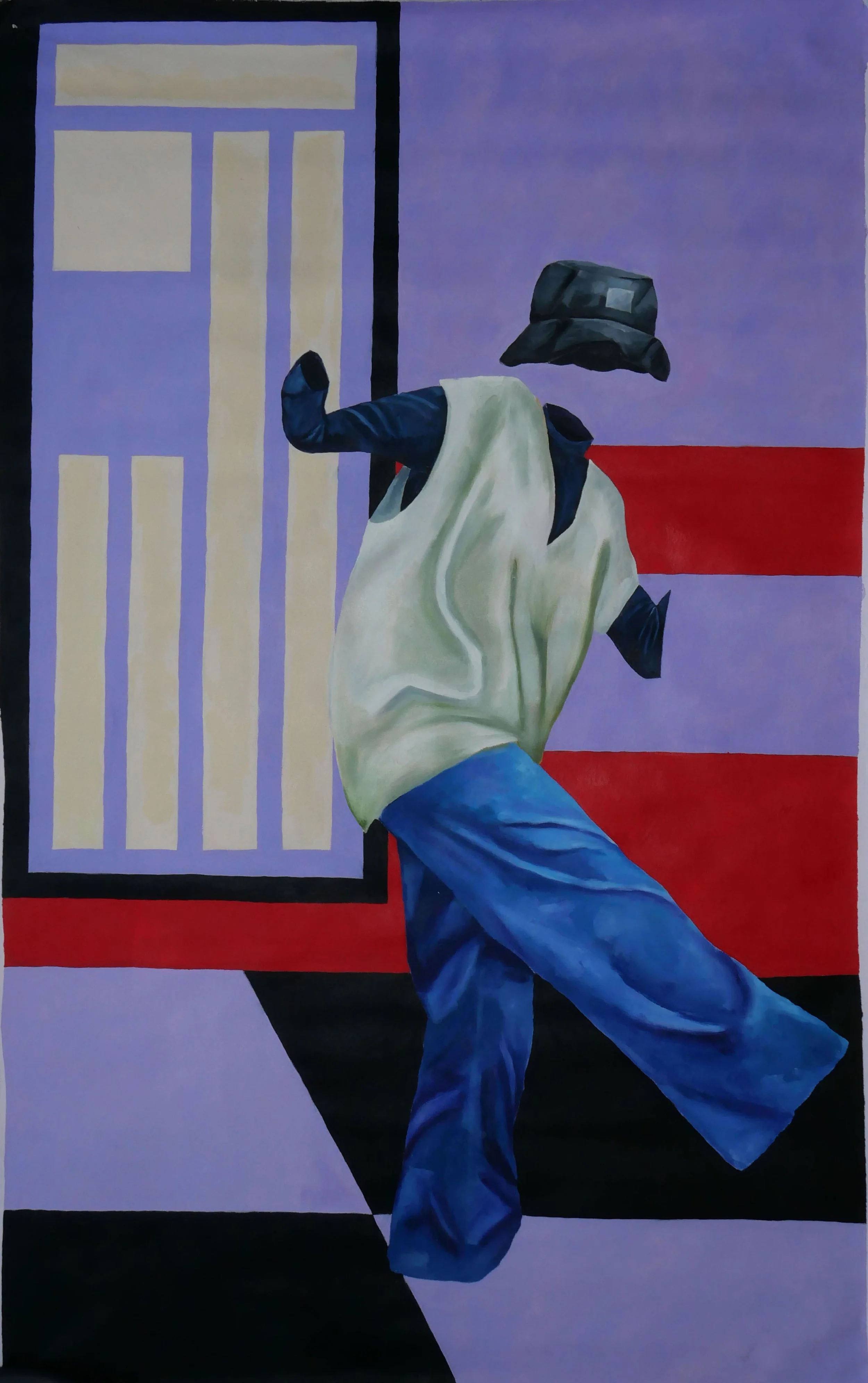 C. Margarita, Bodies 1, 2024, oil on canvas.