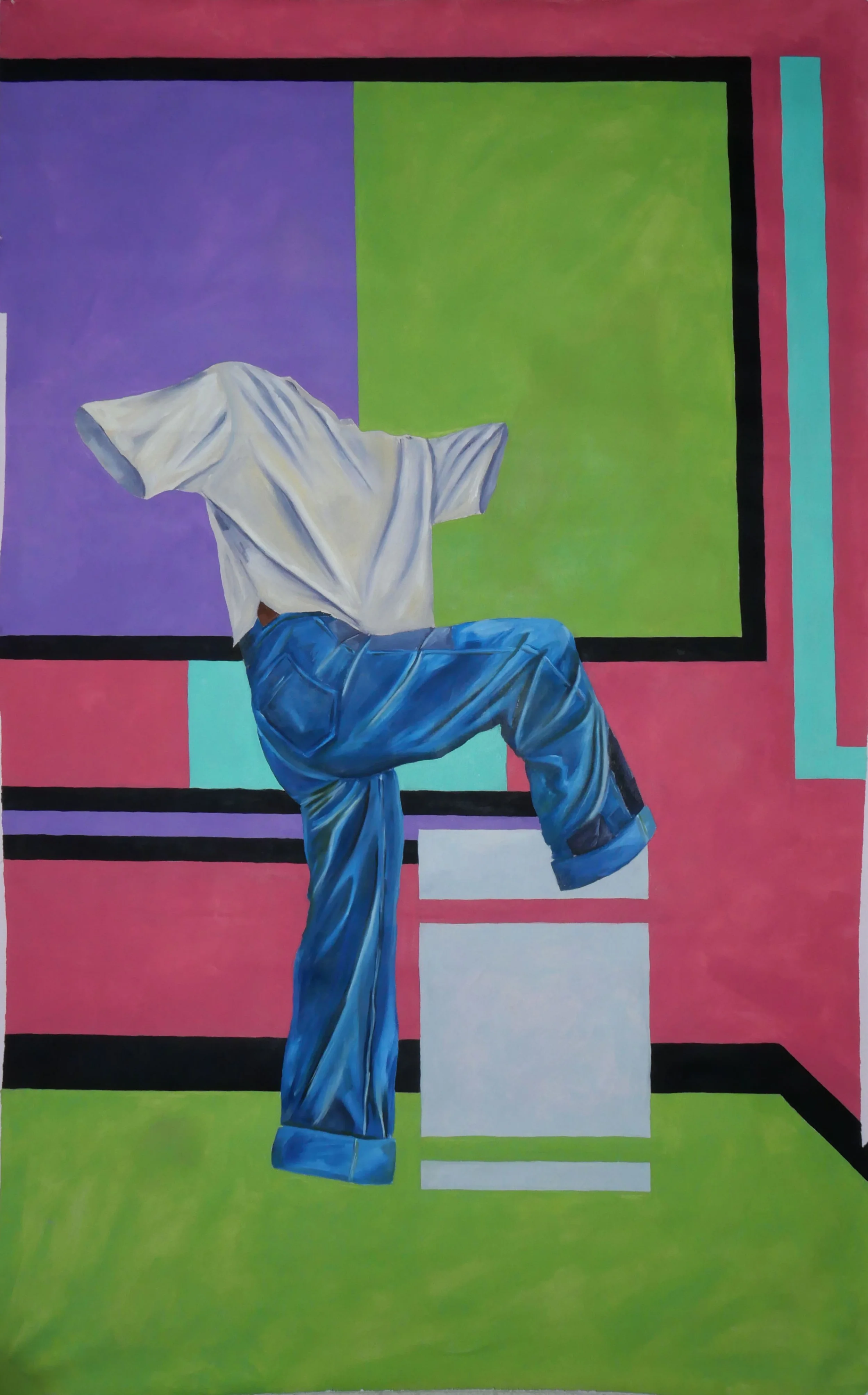 C. Margarita, Bodies 3, 2024, oil on canvas.
