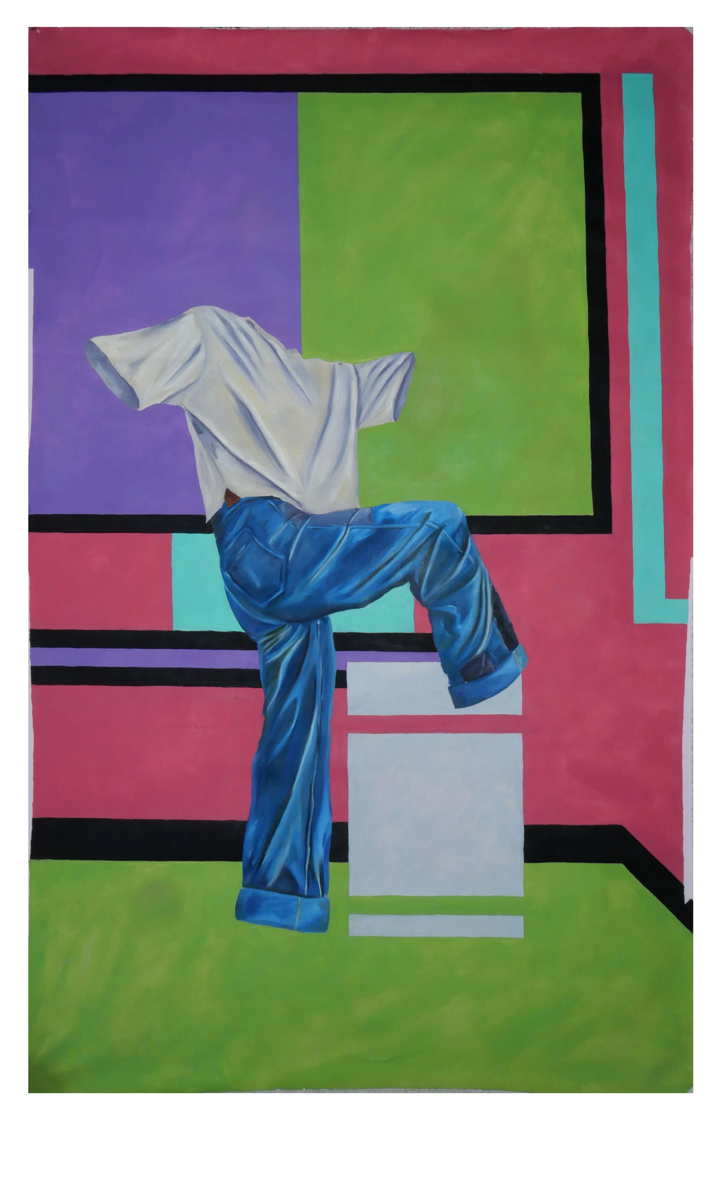 C. Margarita, Untitled 3, 2023, oil on canvas