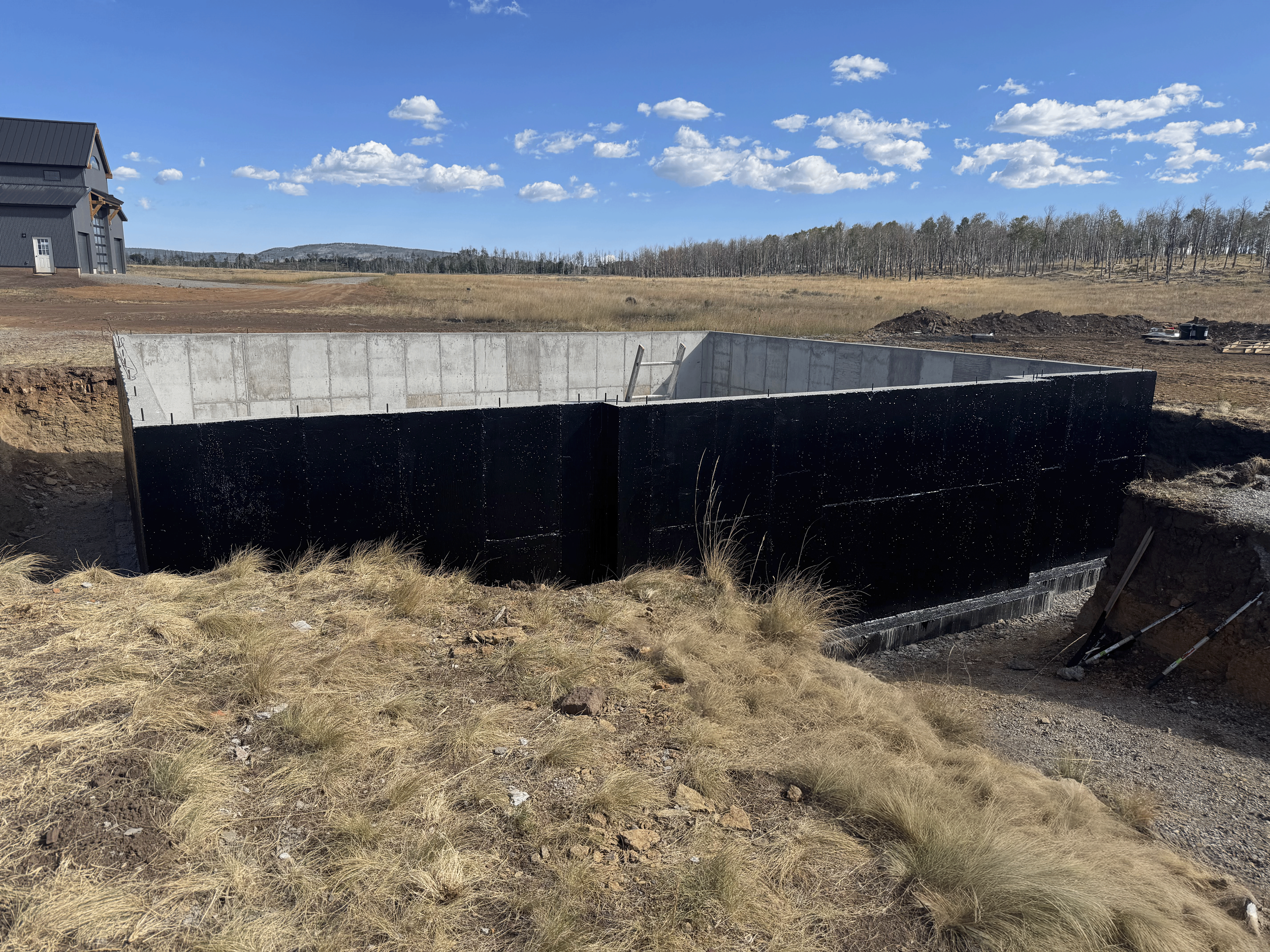 Custom Built Home Foundation