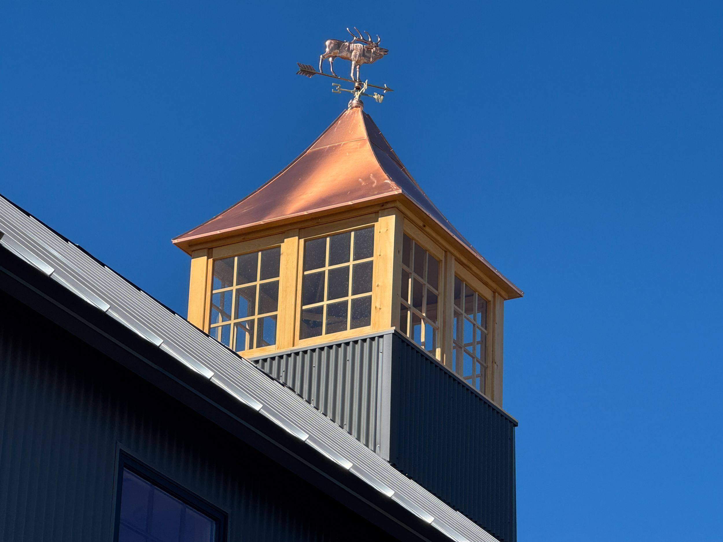 Cupola in custom barn