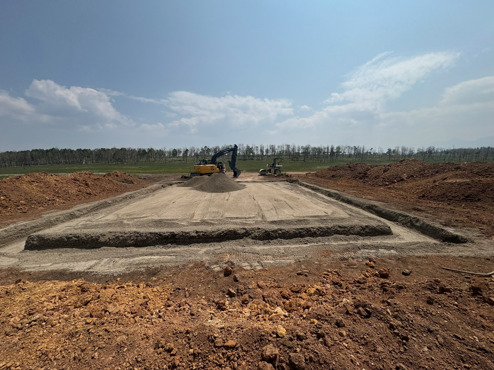 Footing and foundation wall excavation