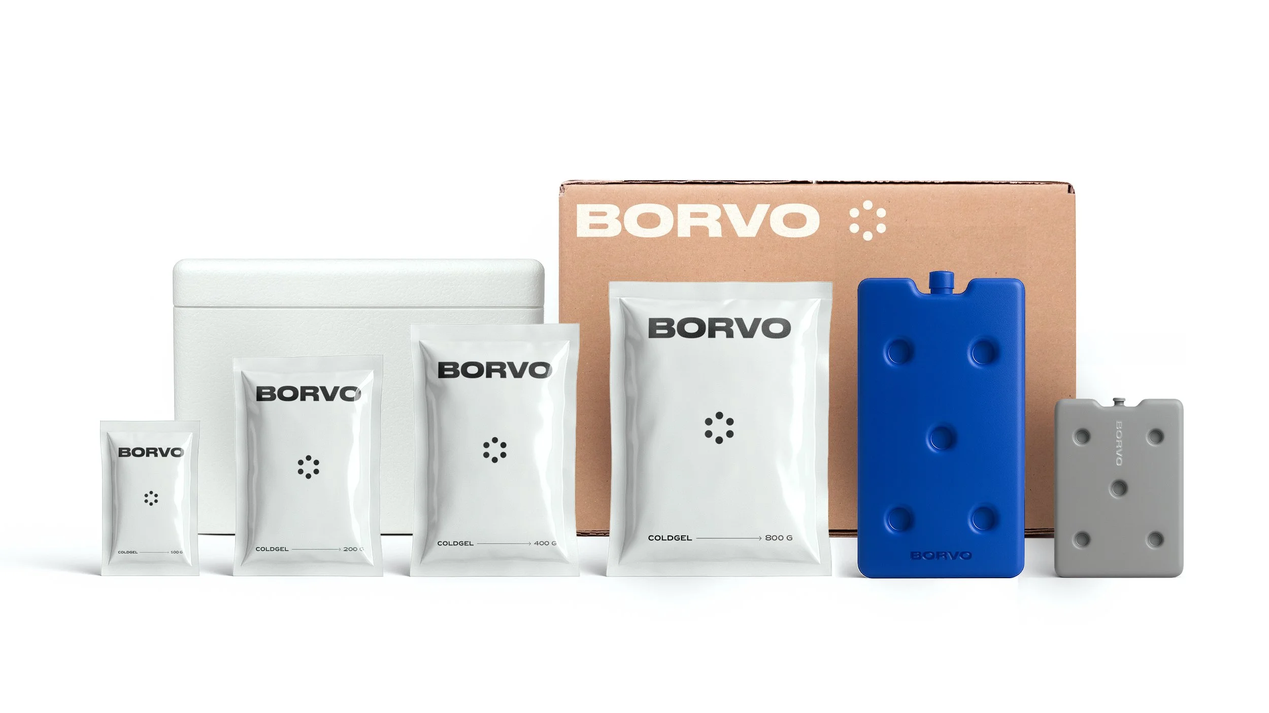 BORVO — Gel Refrigerante y Hieleras