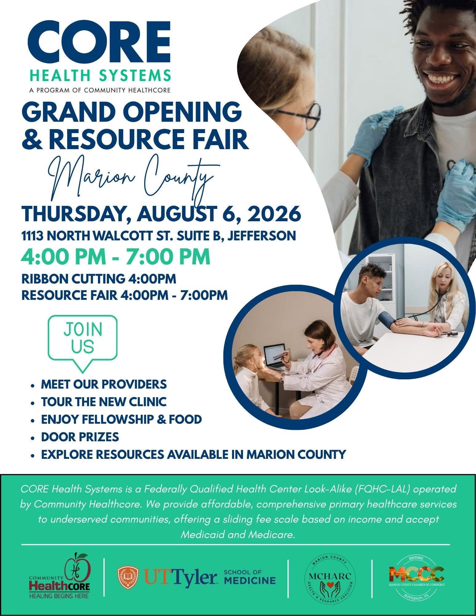 Grand Opening - Community Healthcore