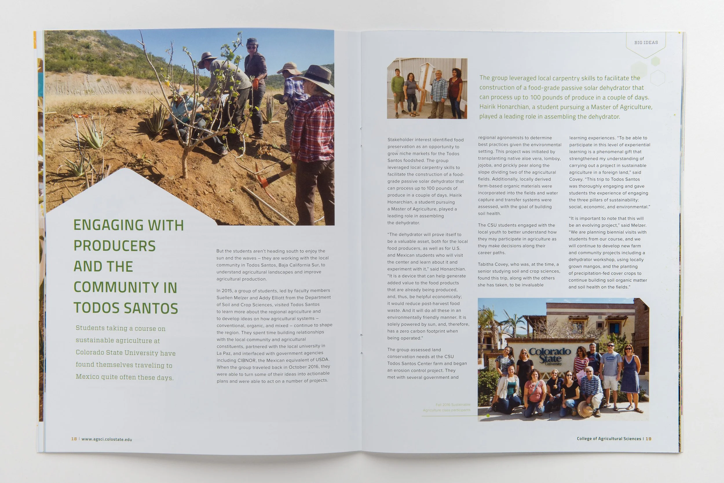 College of Agricultural Sciences Food for Thought magazine.