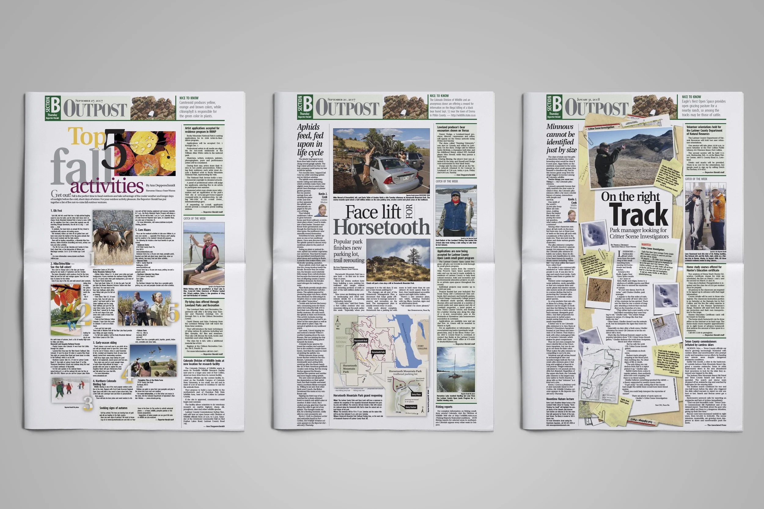 Loveland Reporter-Herald Outpost 2007-2008.