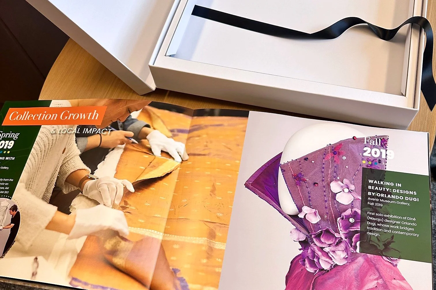 Avenir book and box.
