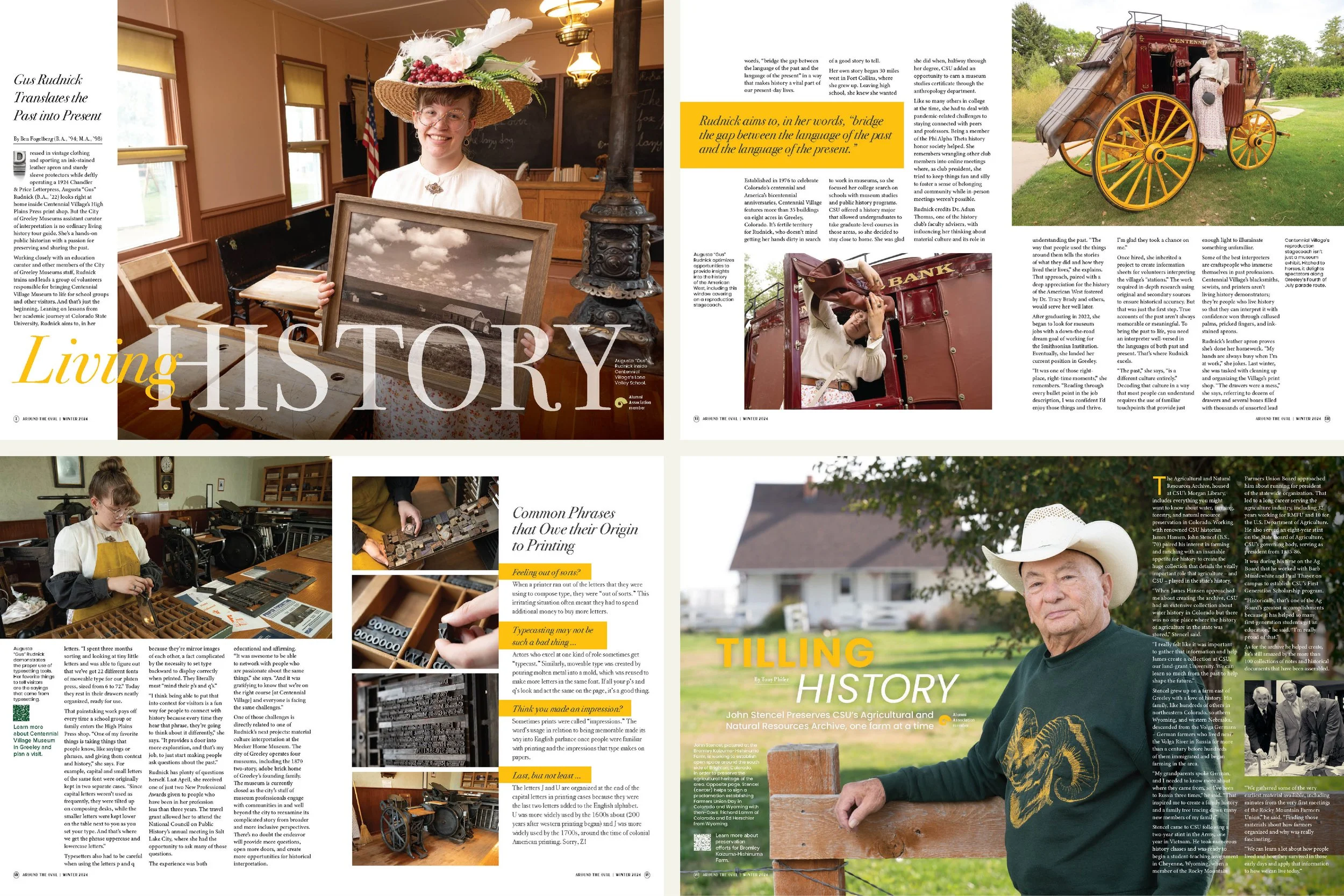 Around the Oval Winter 2024.