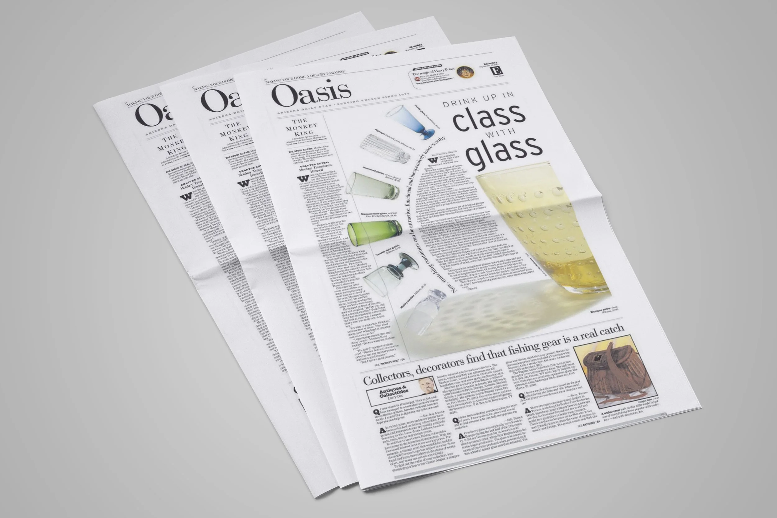 Arizona Daily Star, Oasis section 2001.