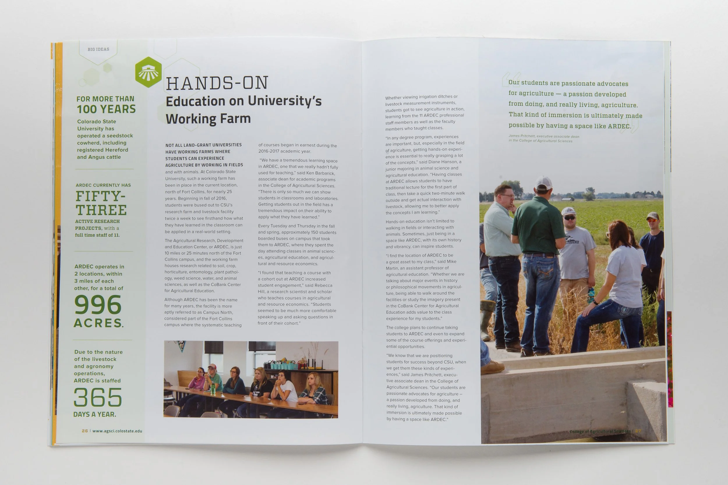 College of Agricultural Sciences Food for Thought magazine.