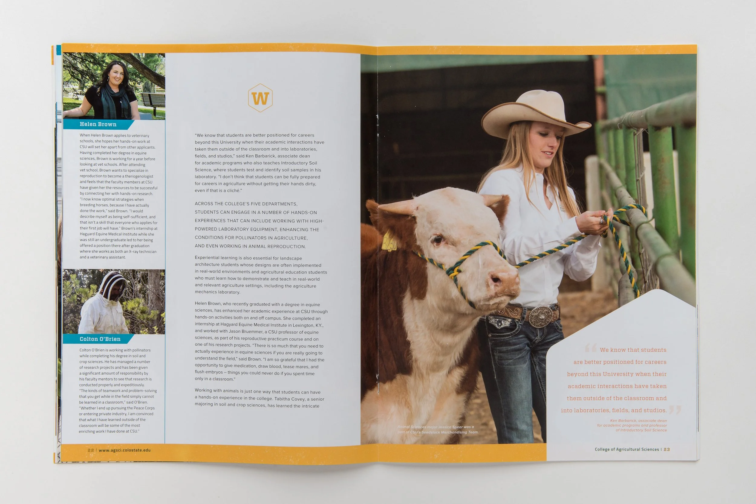 College of Agricultural Sciences Food for Thought magazine.