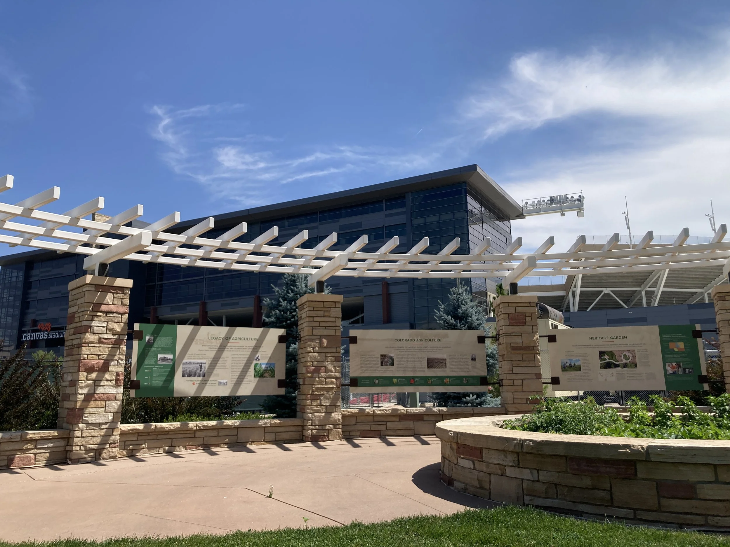 Heritage Garden panels.