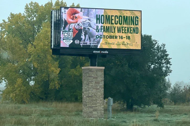Homecoming billboard