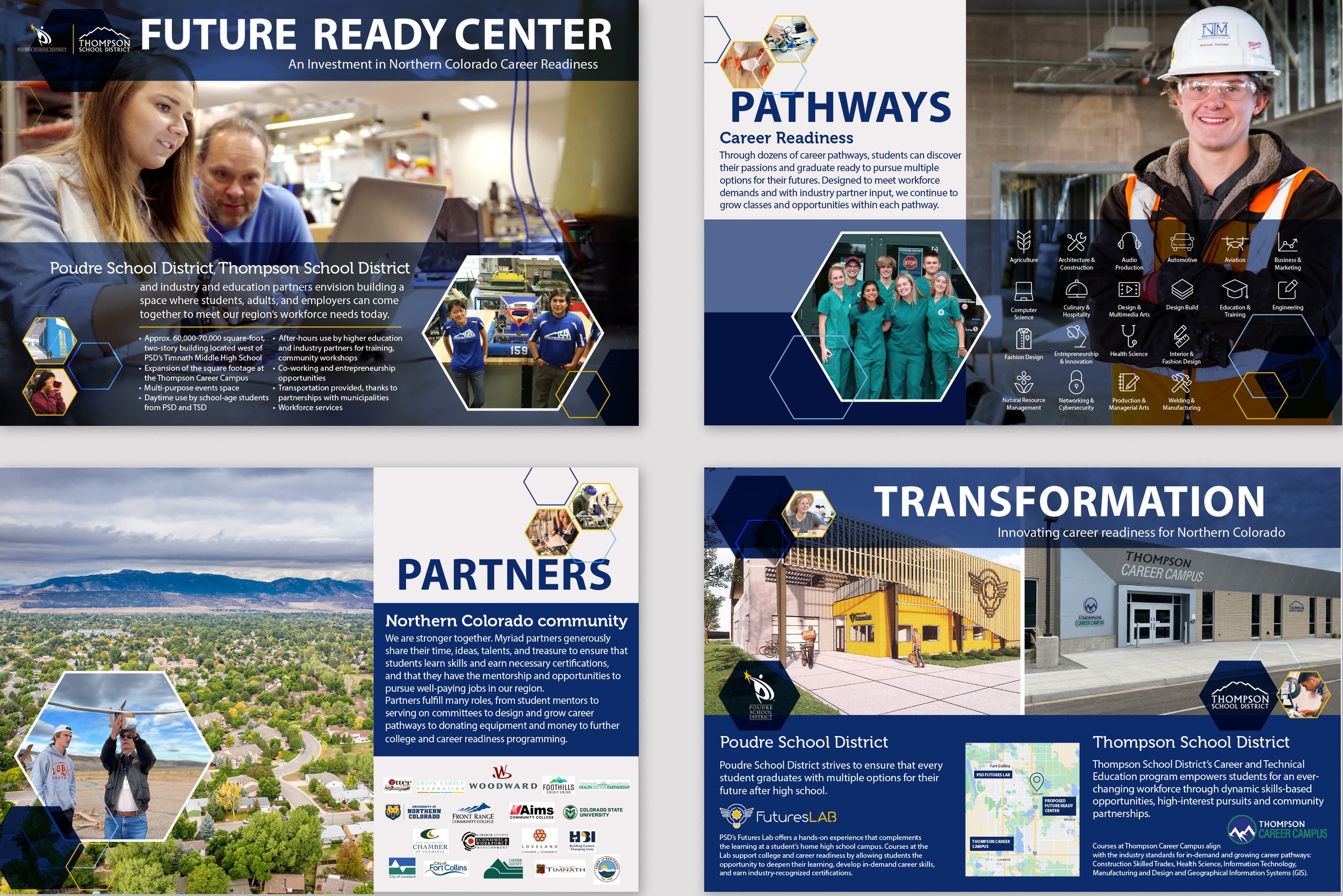 Poudre School District Future Ready posters.