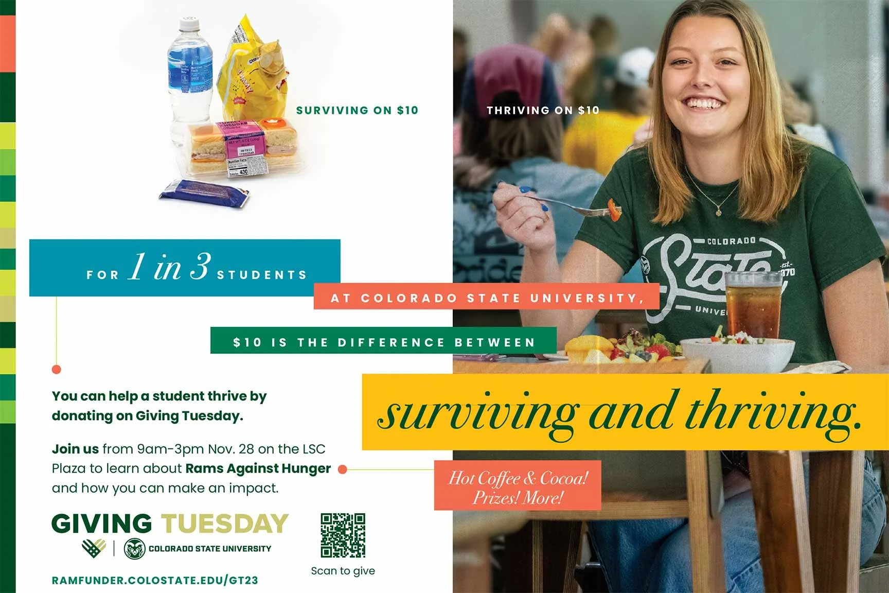 Giving Tuesday newspaper ad.