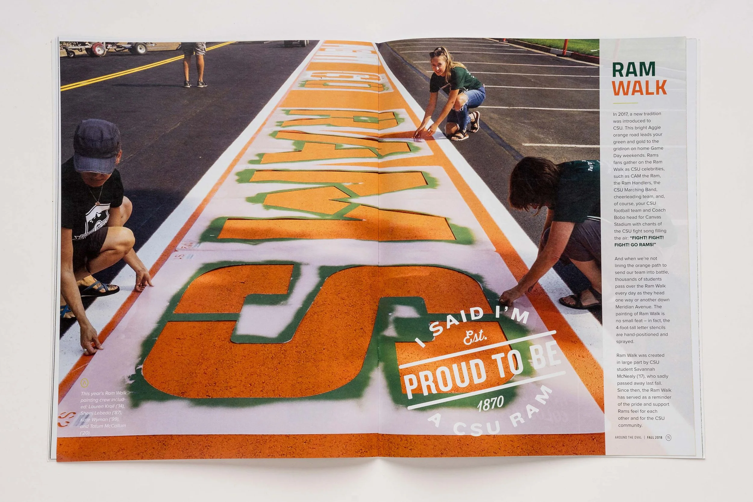 Ram Walk magazine spread.