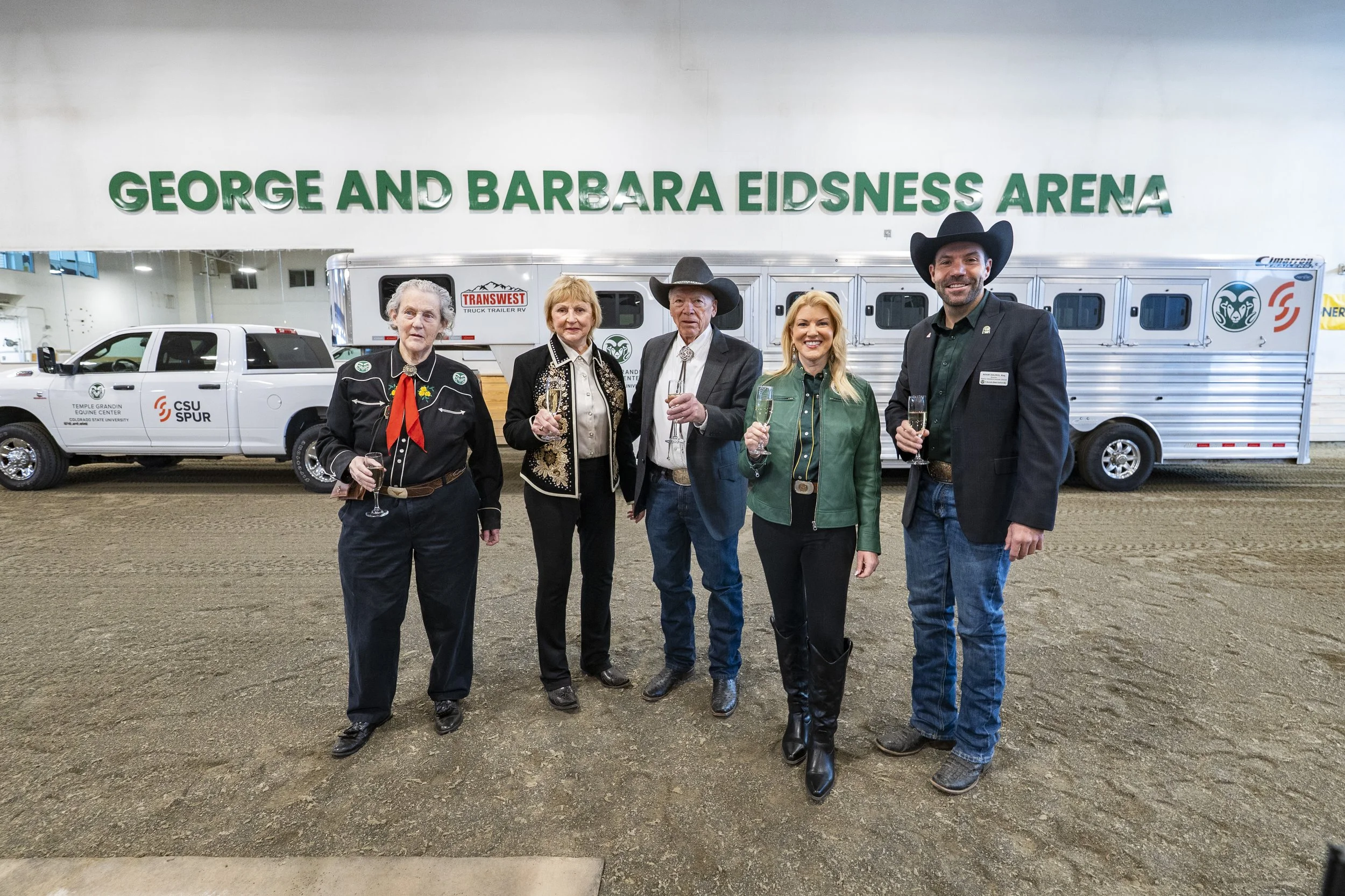 CSU Spur Eidsness Arena donor recognition. Role: lead designer