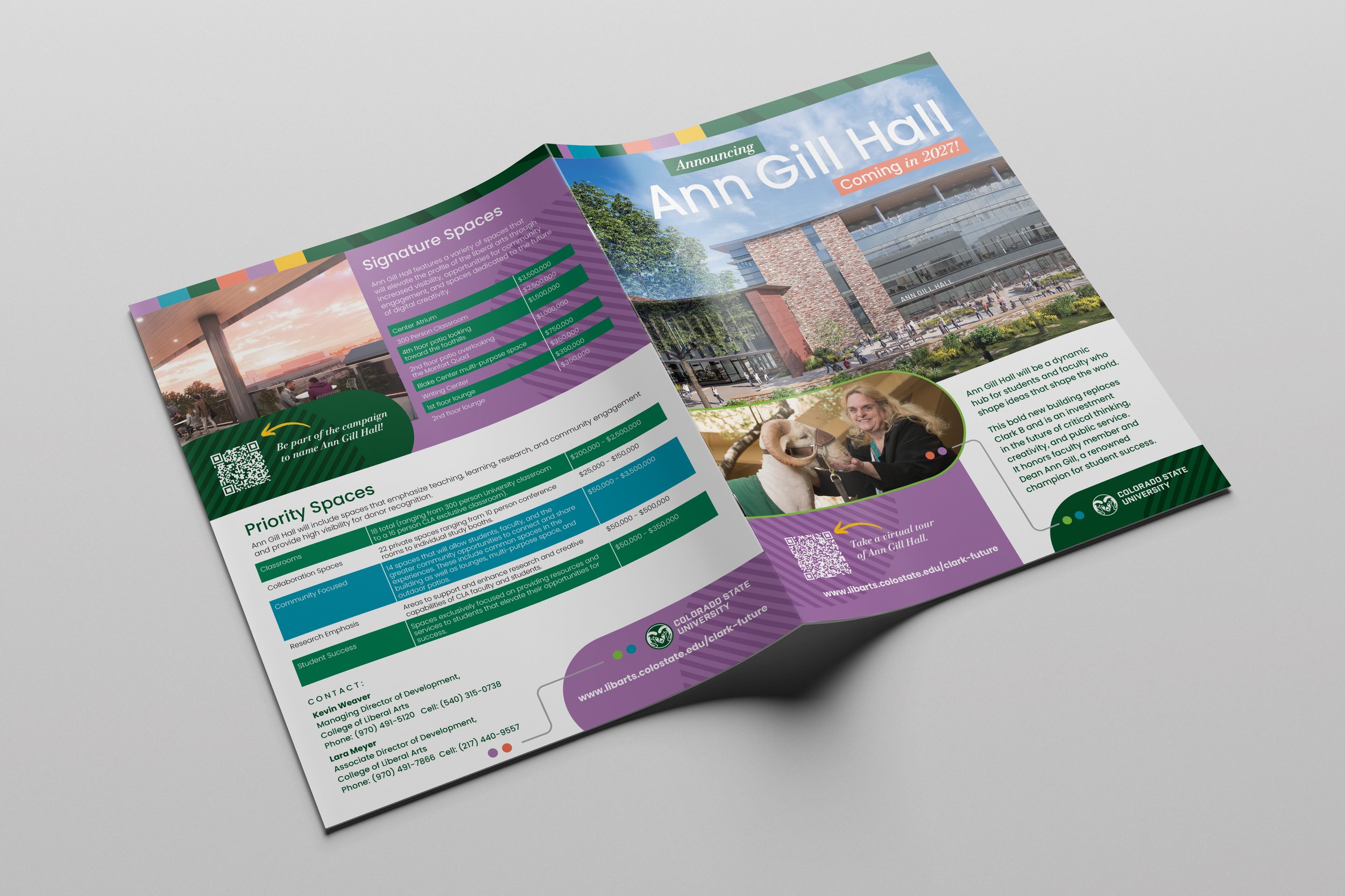 Ann Gill Hall donor brochure.