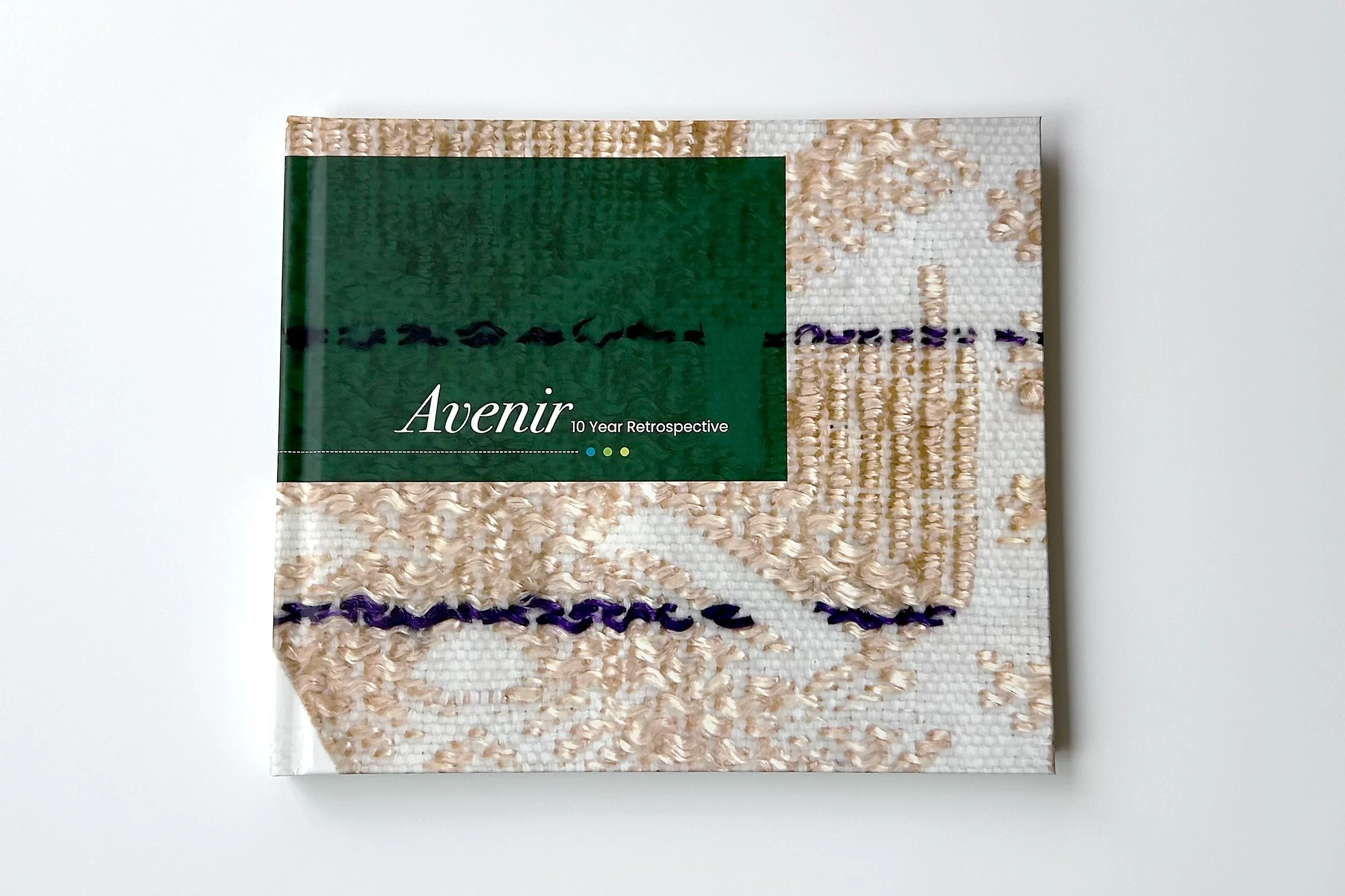 Avenir Museum 10 Year Retrospective book cover.