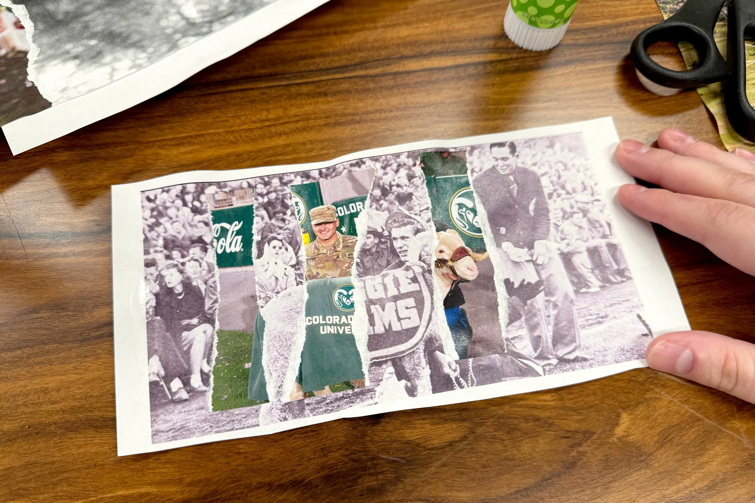 Analog prototyping collage.