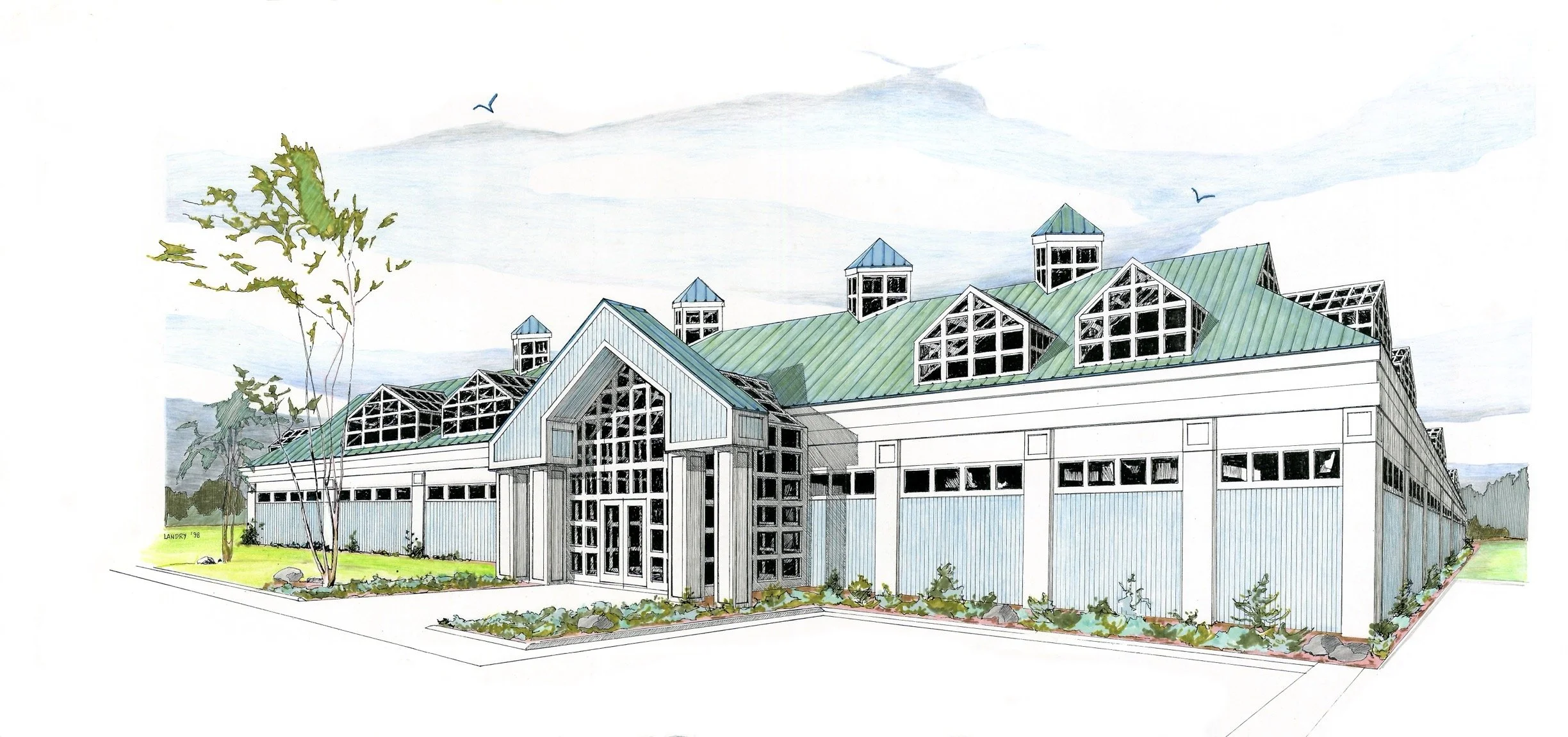 James D. Smith Architects industrial architecture large scale manufacturing projects