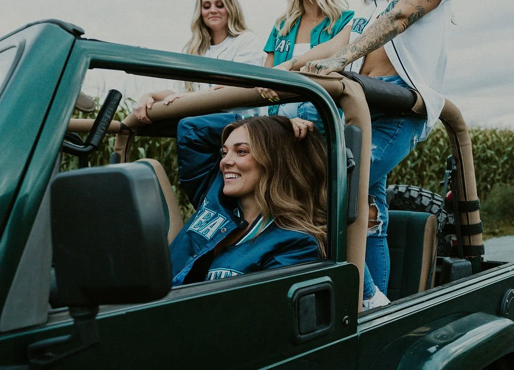 Destinee Horat enjoying a road trip with friends in Lynden, Washington