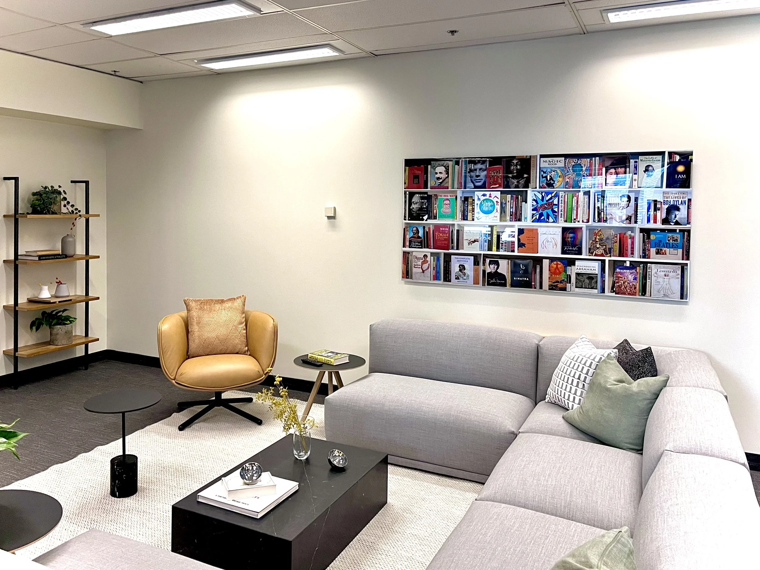 Max Steven Grossman art in an office space, office and corporate art