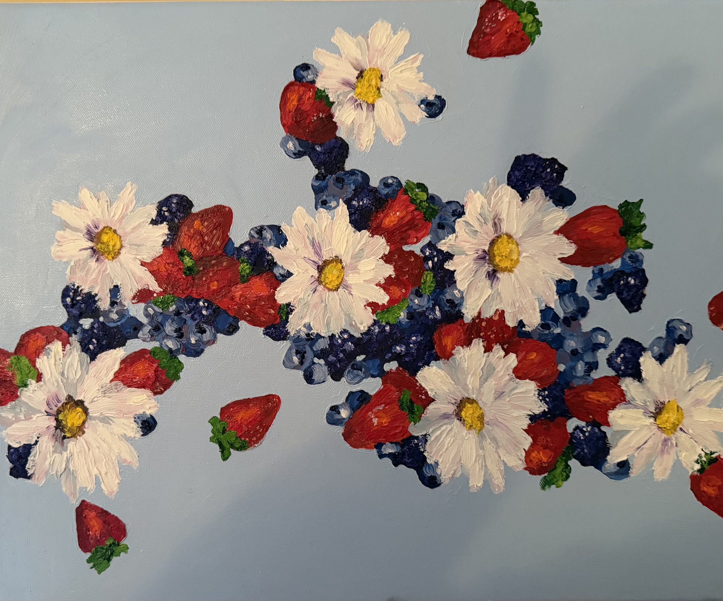 Custom Daisy Painting