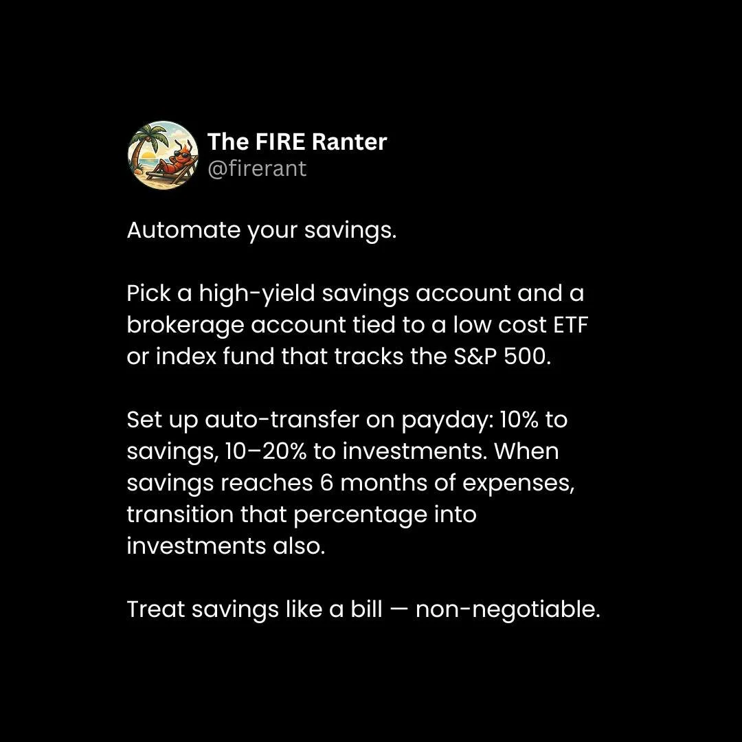 Imagine if you had done this from your very first paycheck. The best time to start this habit is now. Sure, the lower income might sting at first, but you'll adjust. 

And the best part? Adjusting to a lower income will only help you achieve FIRE fas