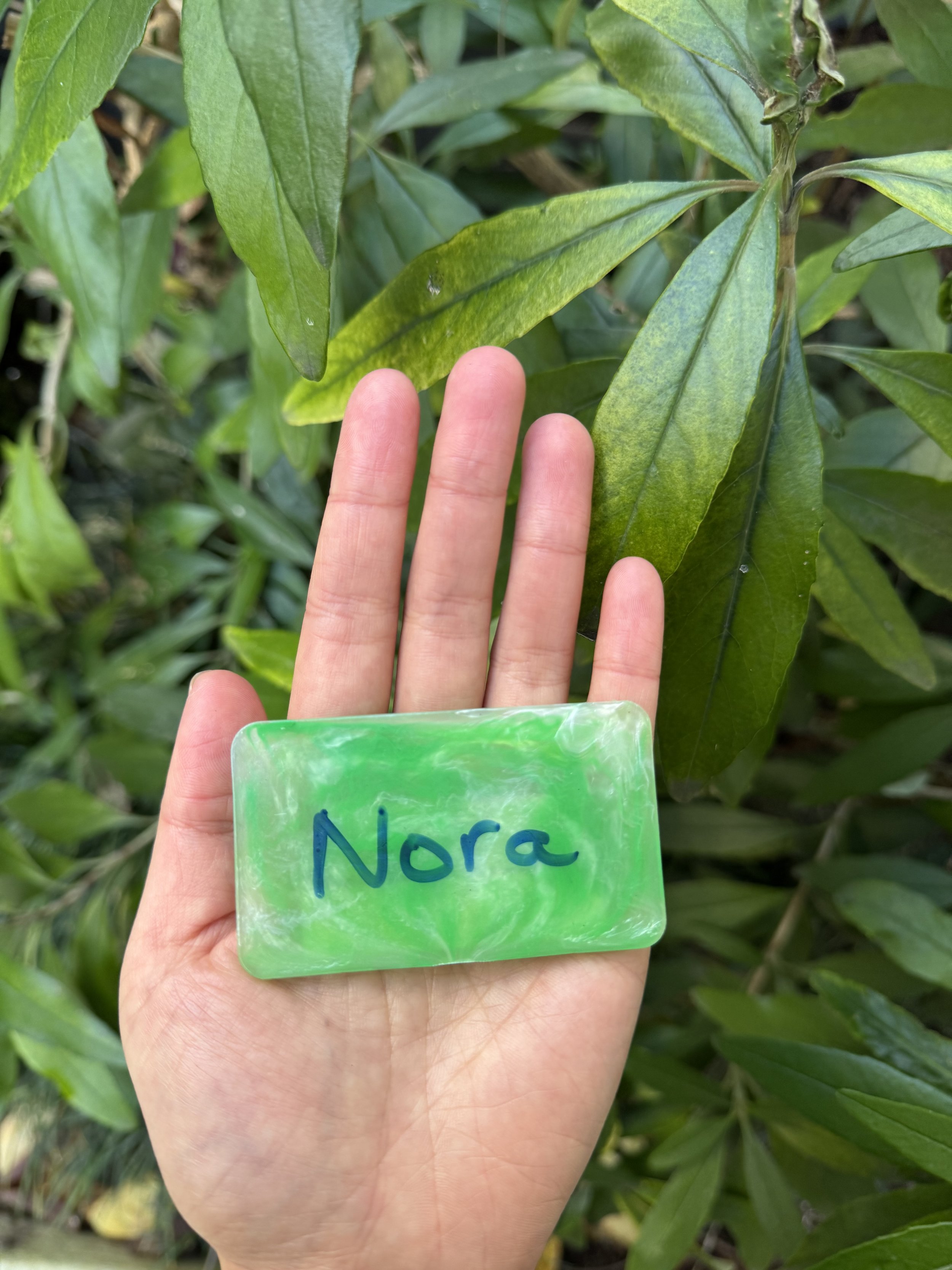 Jade Green Name Tags