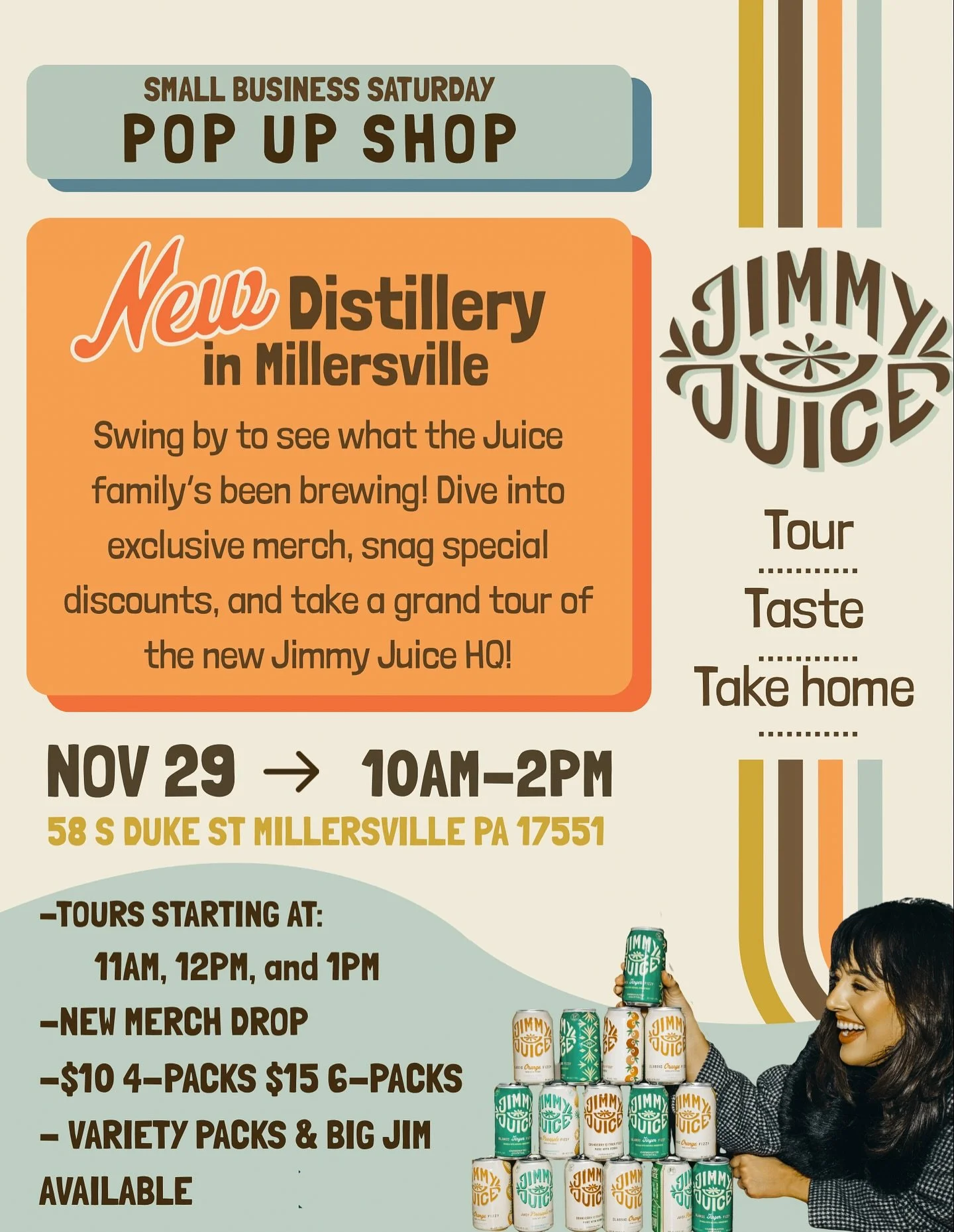 Stop by for a grand tour of the new Jimmy Juice HQ!