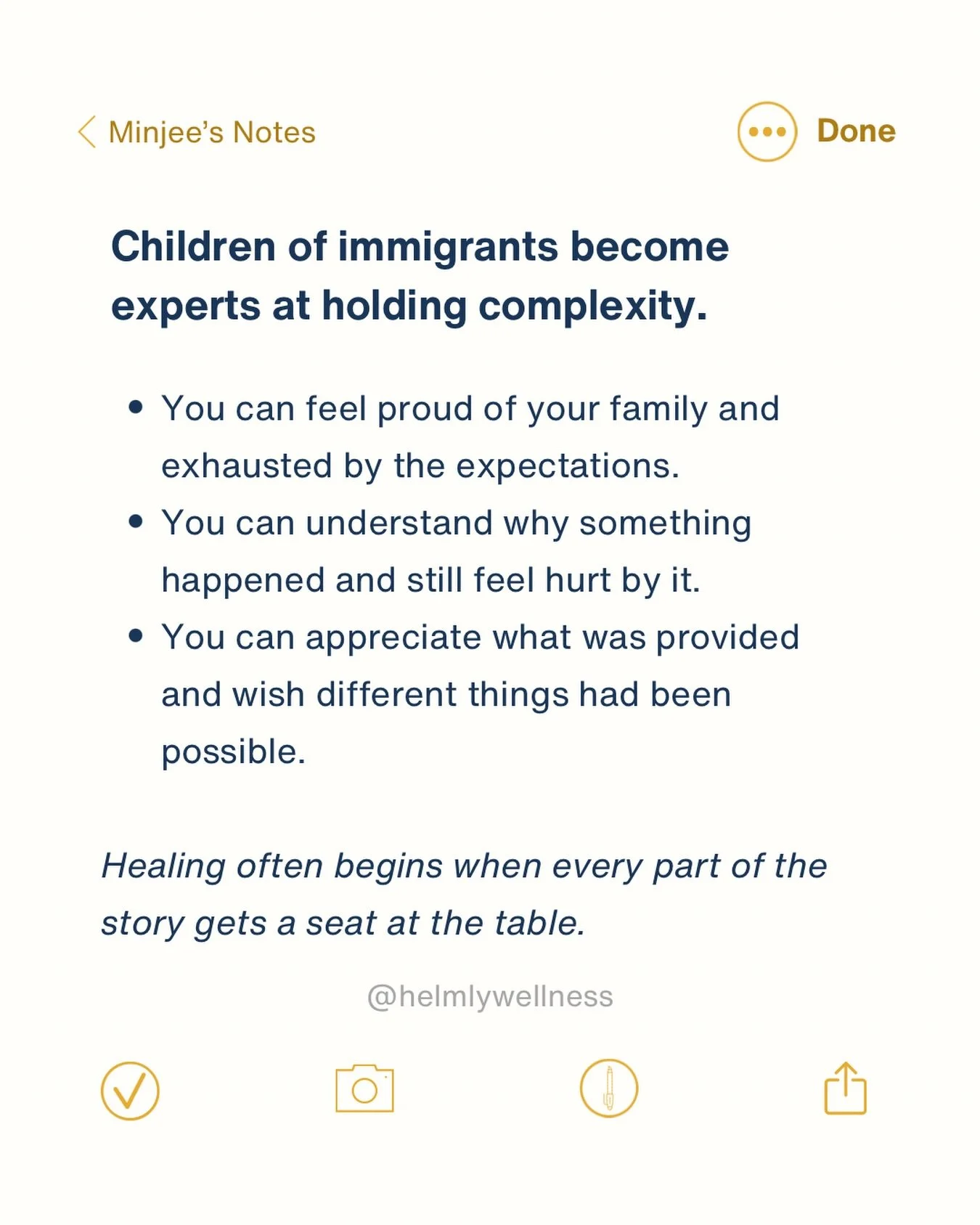 For many children of immigrants, complexity becomes second nature.

You may feel grateful for what your family sacrificed and exhausted by what was expected of you. You may understand why something happened and still carry pain because of it.

Both e