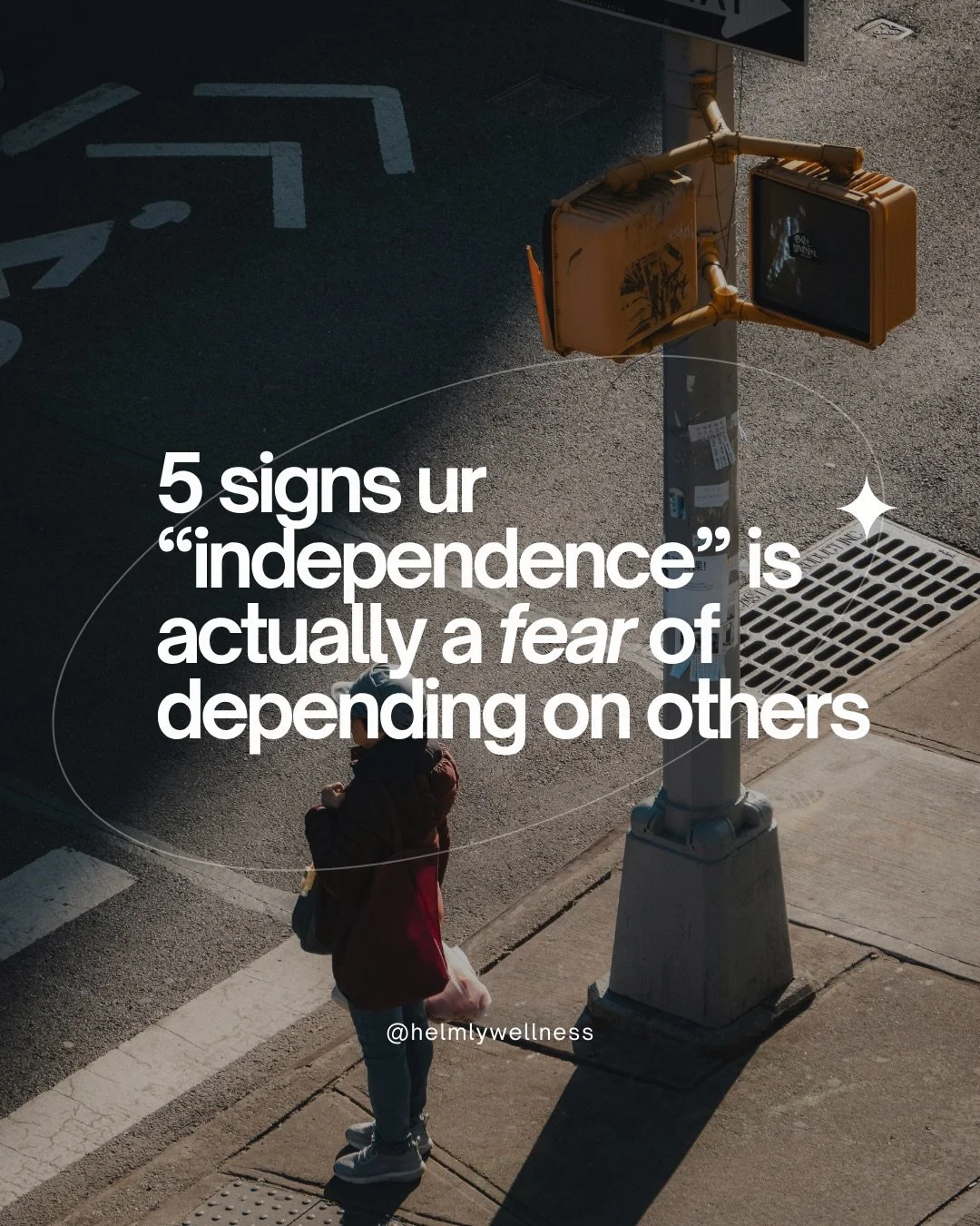 Western society tends to celebrate independence as a sign of strength, maturity, and emotional stability.

But for many of us, independence wasn&rsquo;t something we chose. It was something we learned out of survival.

Maybe asking for help was met w