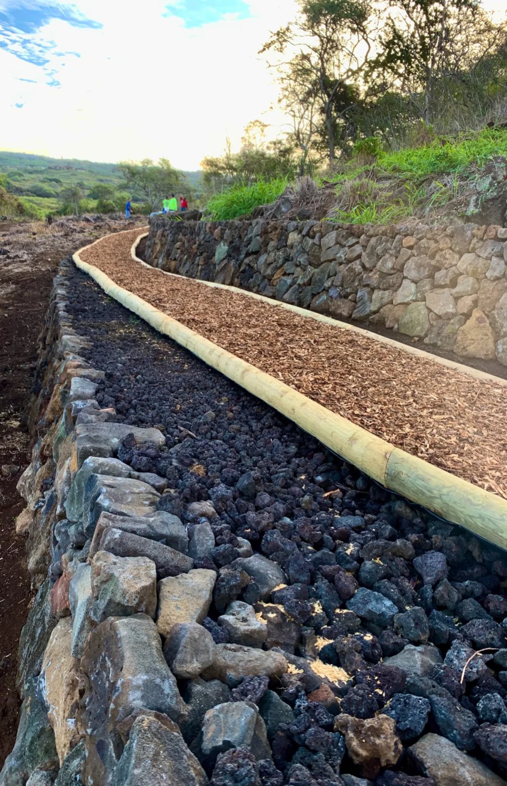 Rock walls Kailua Kona Hawai’i 