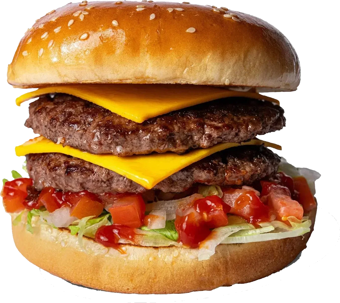 NYC-Gyro halal Cheeseburger