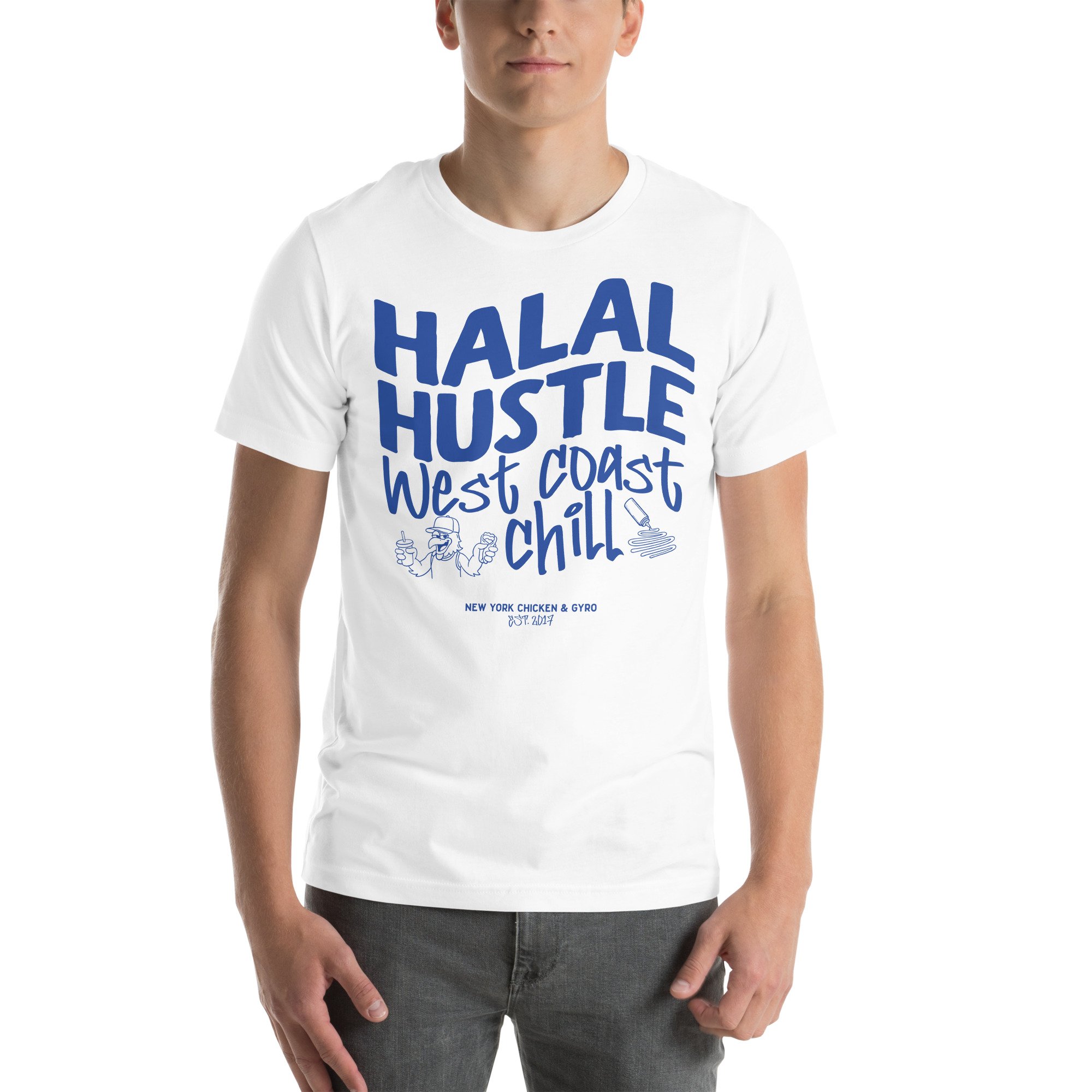 Halal Hustle - West Coast Chill - White