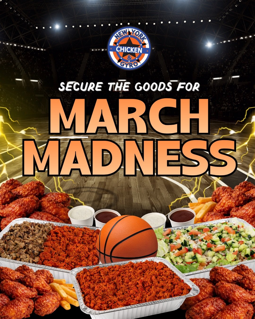 March Madness = no cooking 🏀🔥

Saturday&rsquo;s game + Monday&rsquo;s championship = locked in plans&hellip; you just need the FOOD 👀 

Skip the stress and let us handle it👇🏼
	1.	Head to the link in our bio
	2.	Choose your location
	3.	Swipe rig