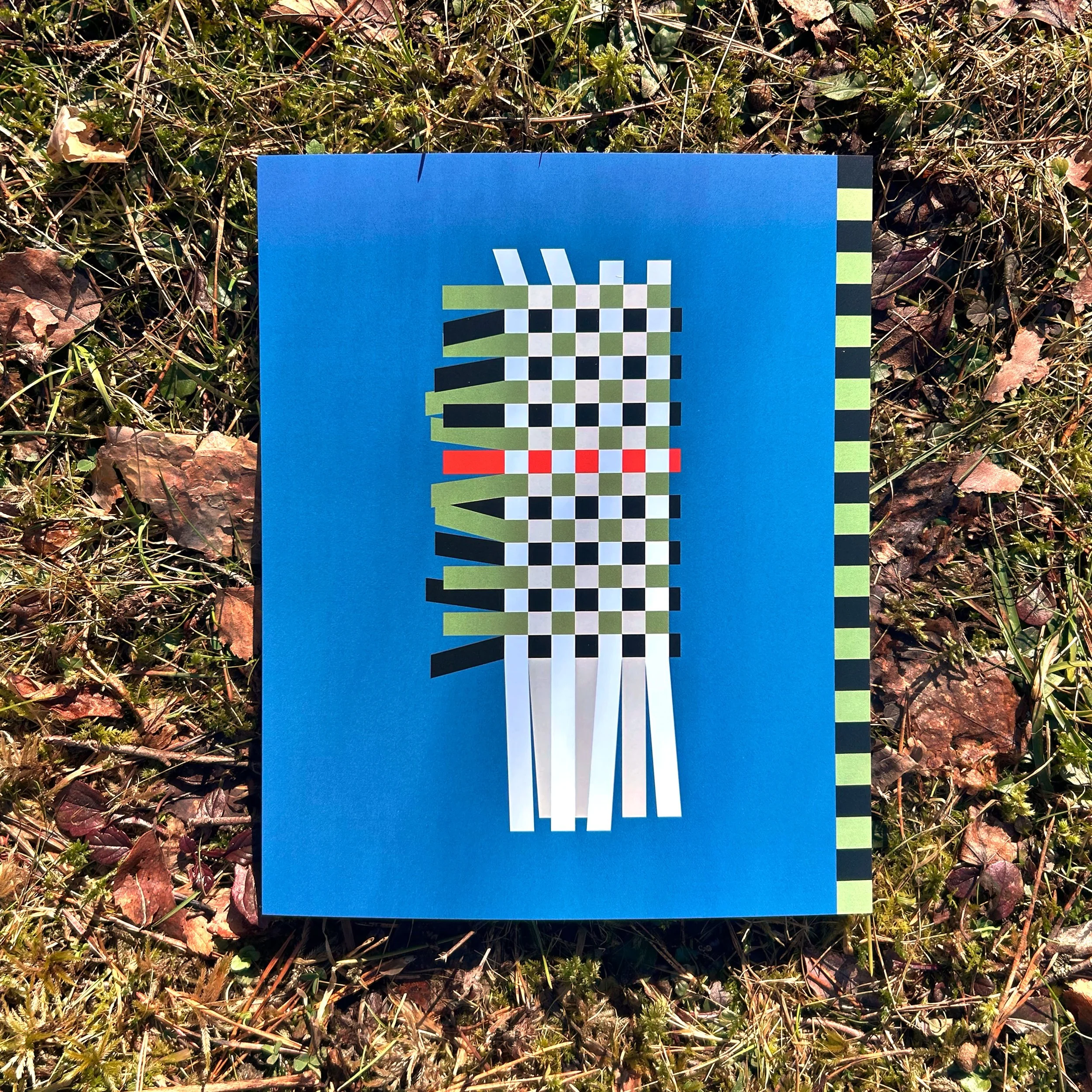 Paper Weaving - 8"x10" Print