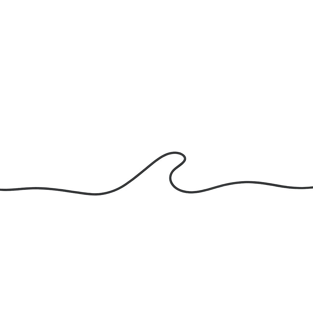 Line art illustration of a person swimming in a pool with a pool float.