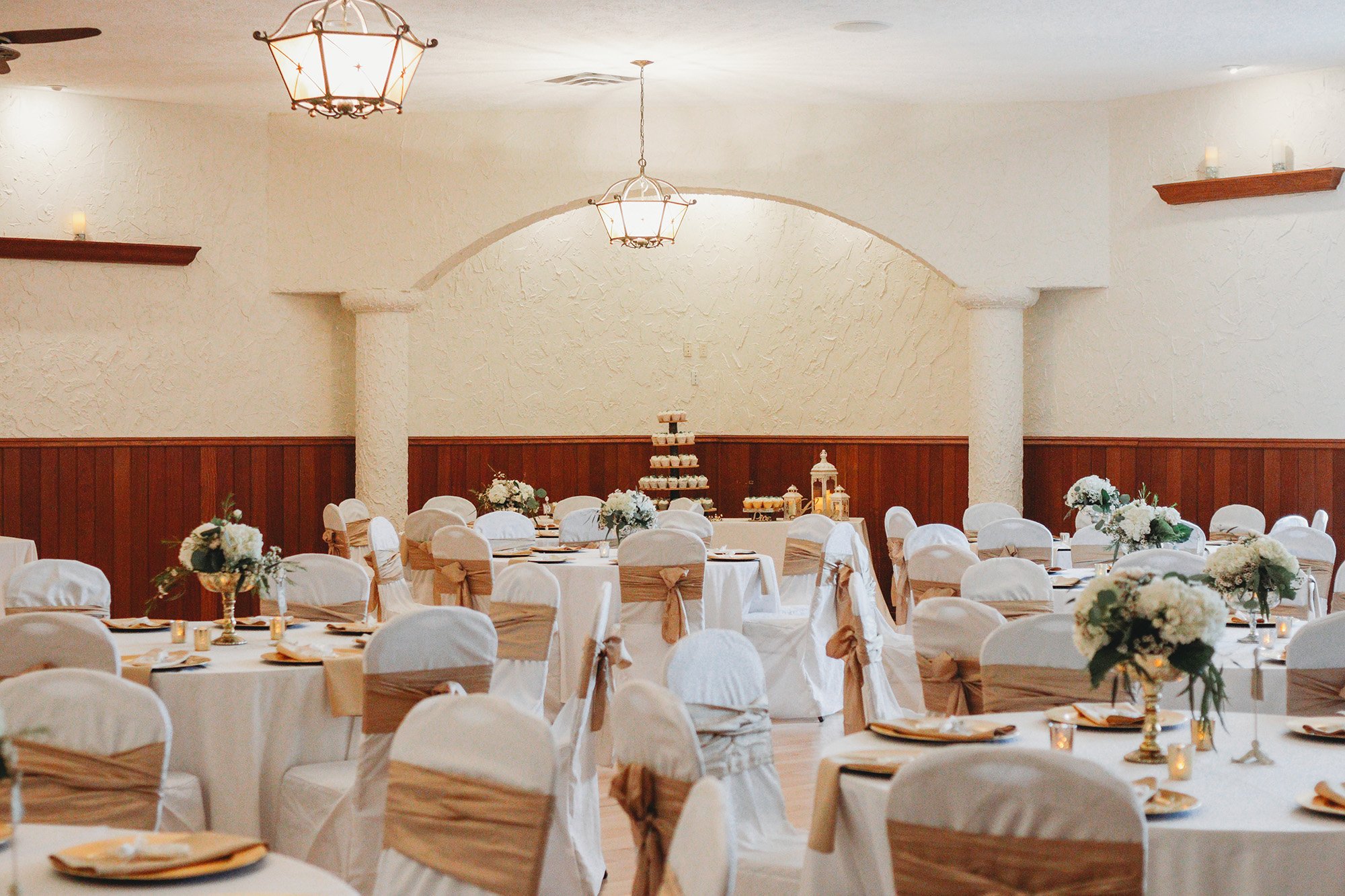 Wedding Setup at Grand Traverse Event Center near Downtown Traverse City