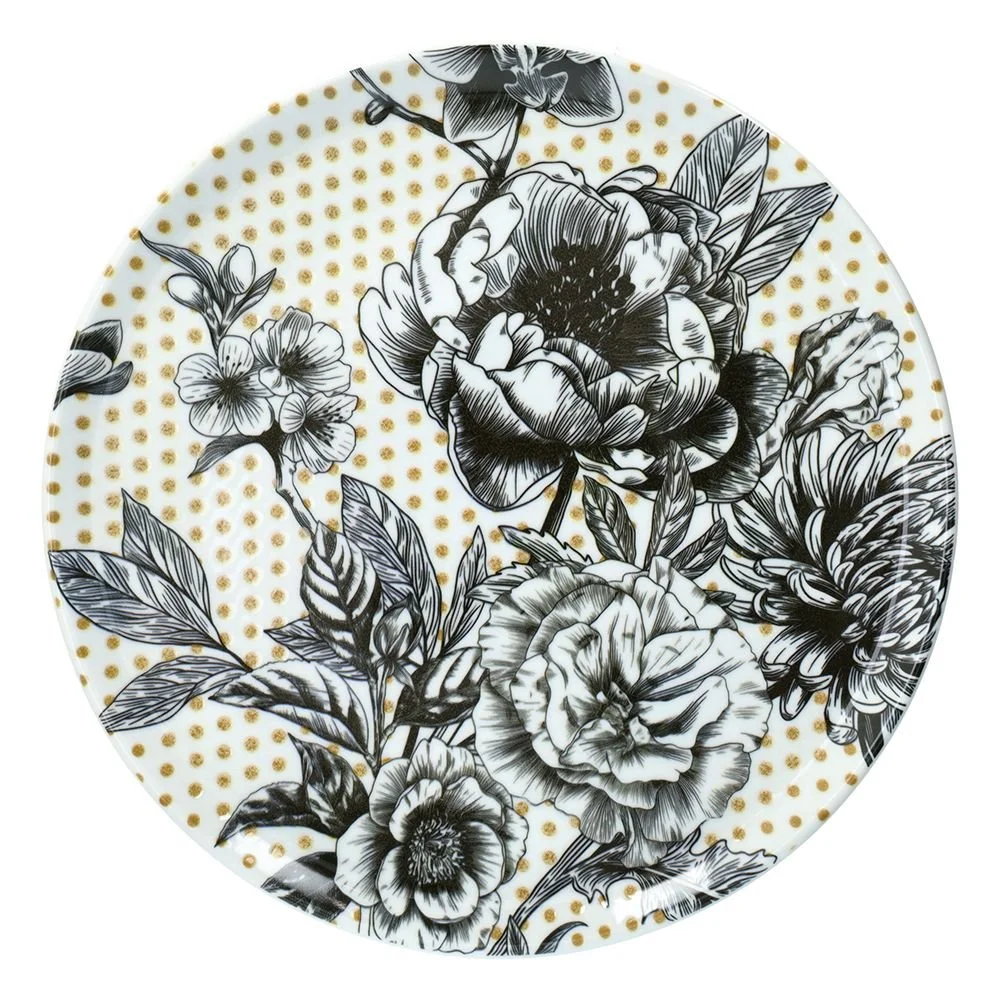 PLATO PIZZA CAMELIA FLORAL