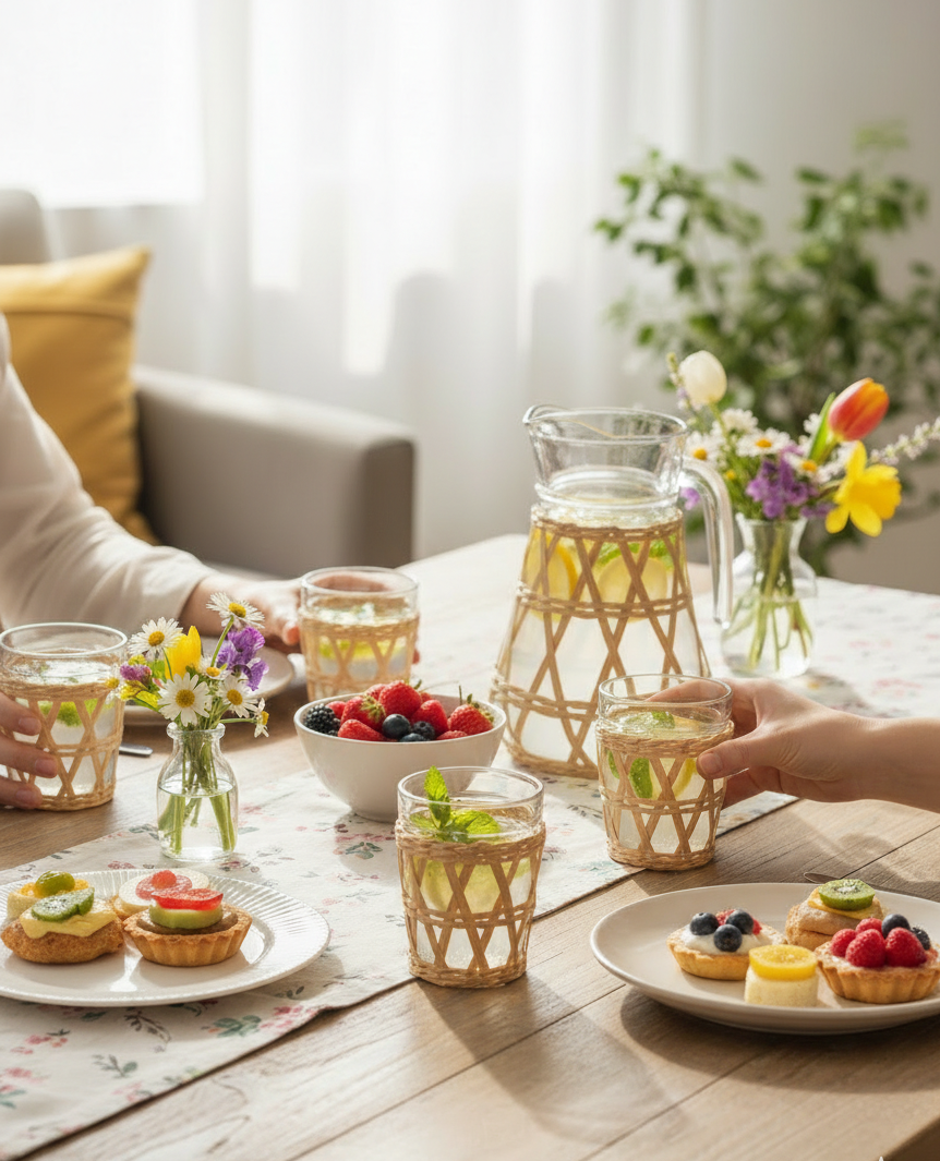 B55BIE85854 set 6 vasos cristal mimbre 2.png