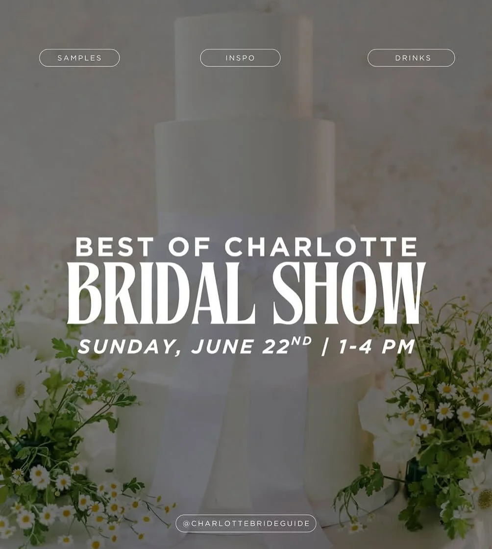 💍 Calling all brides, grooms &amp; wedding dreamers!
The Best of Charlotte Bridal Show is taking over the Barrel Room at Triple C this Sunday, June 22nd from 1&ndash;4PM! ✨

What to expect:
🍰 Free catering, dessert &amp; drink samples
📸 Meet top w