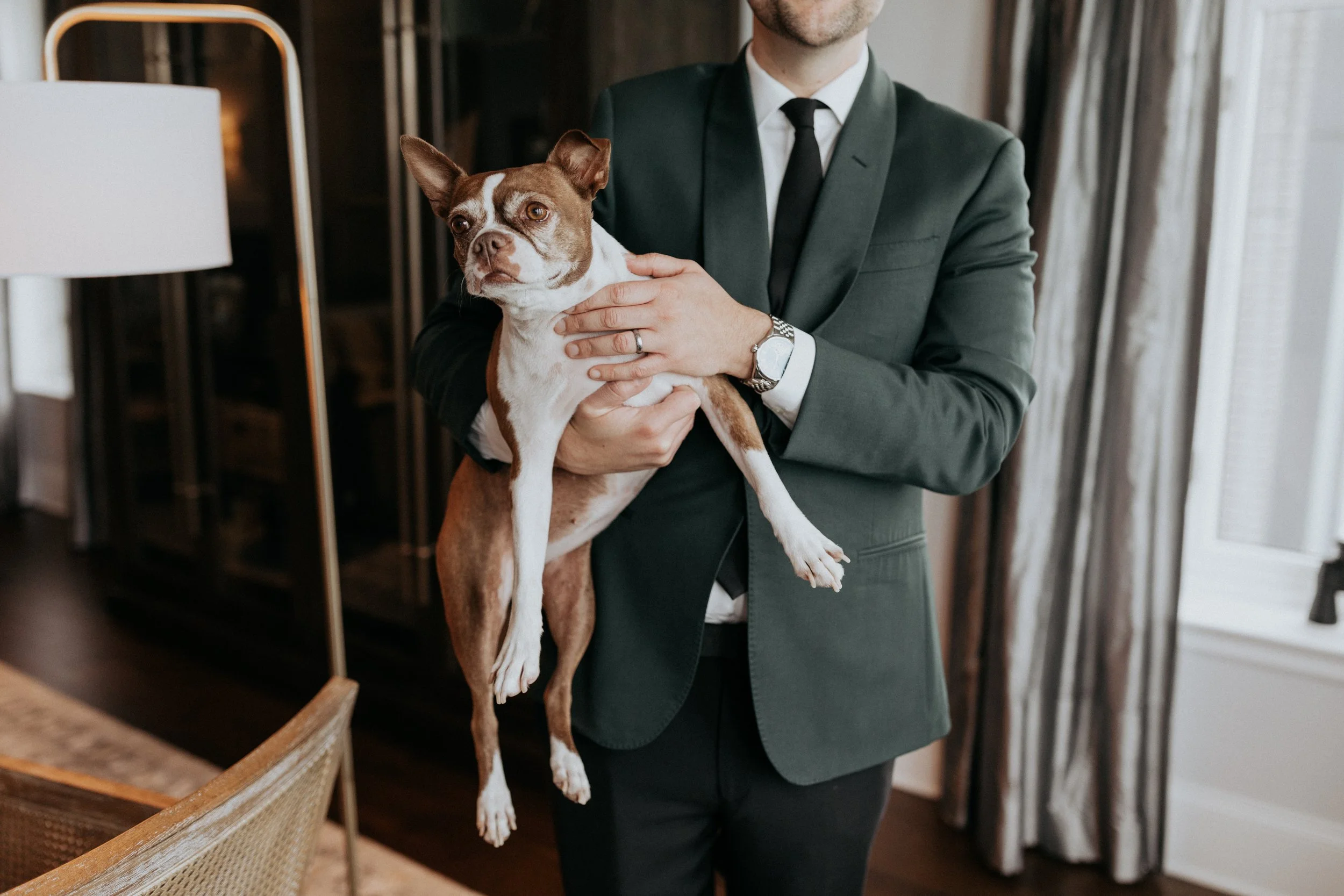 how to incorporate your pet into your wedding day