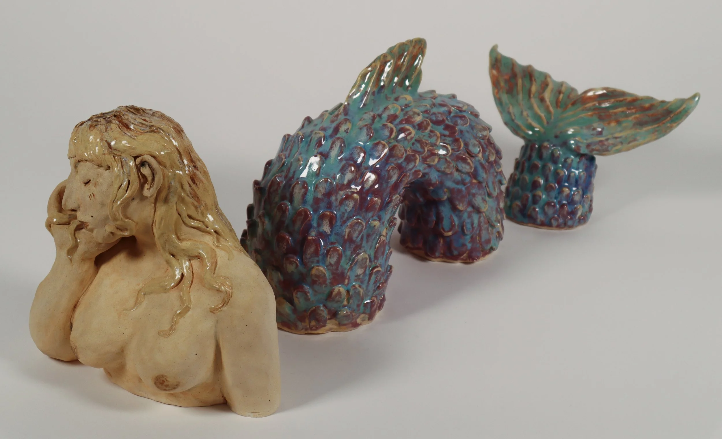 Glaze and oxide wash on stoneware, Fall 2025