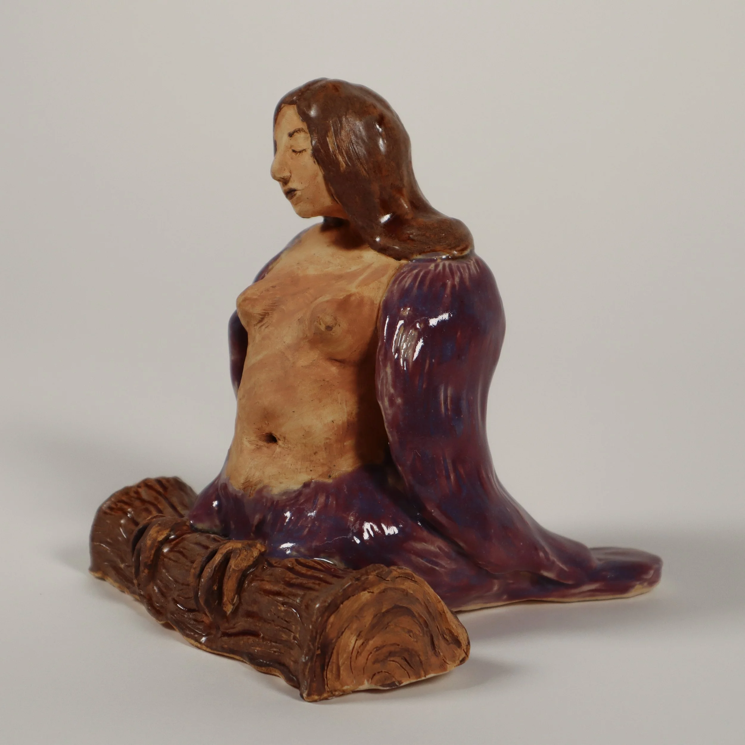 Glaze and oxide wash on stoneware, Fall 2025