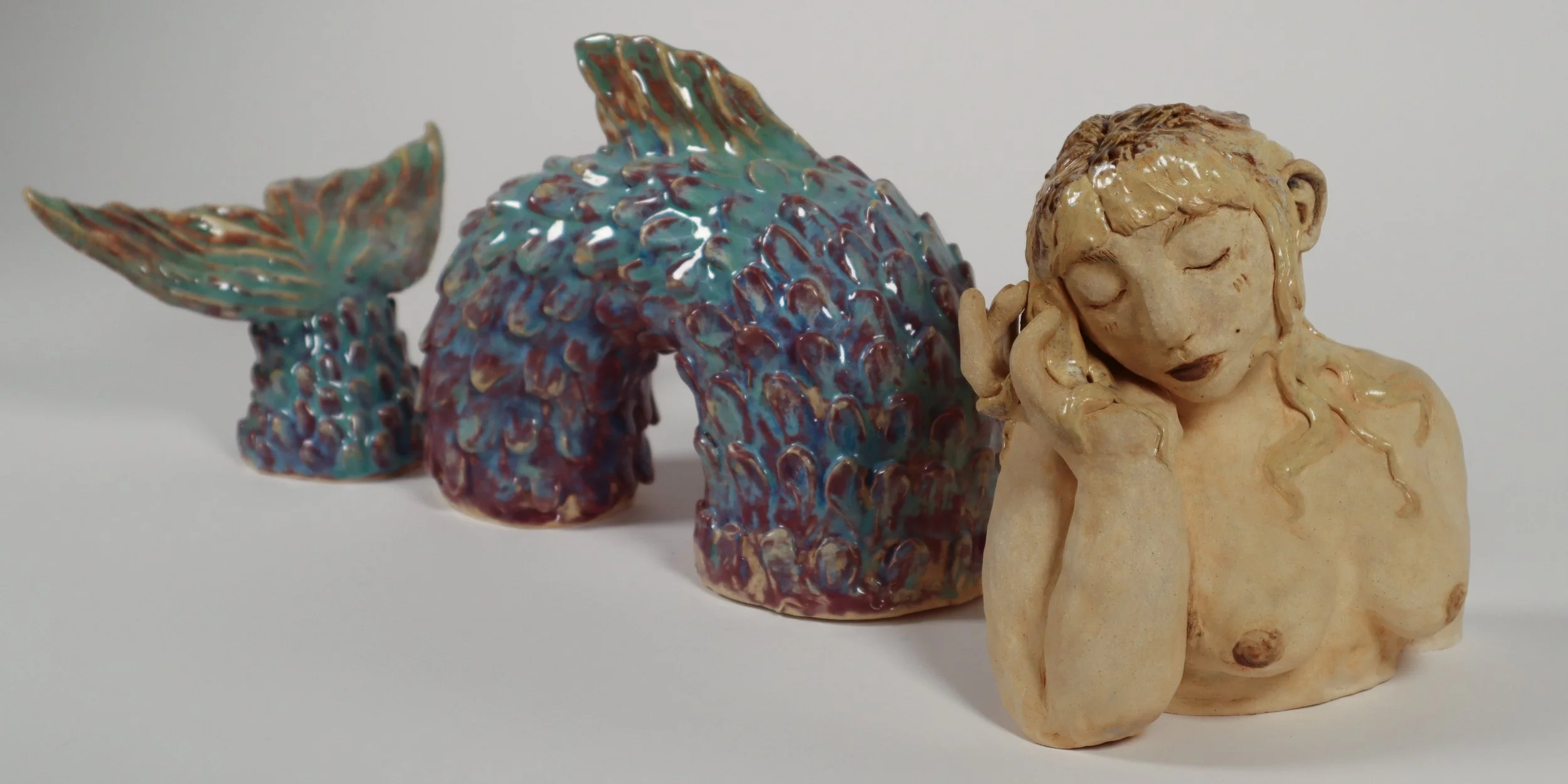 Glaze and oxide wash on stoneware, Fall 2025