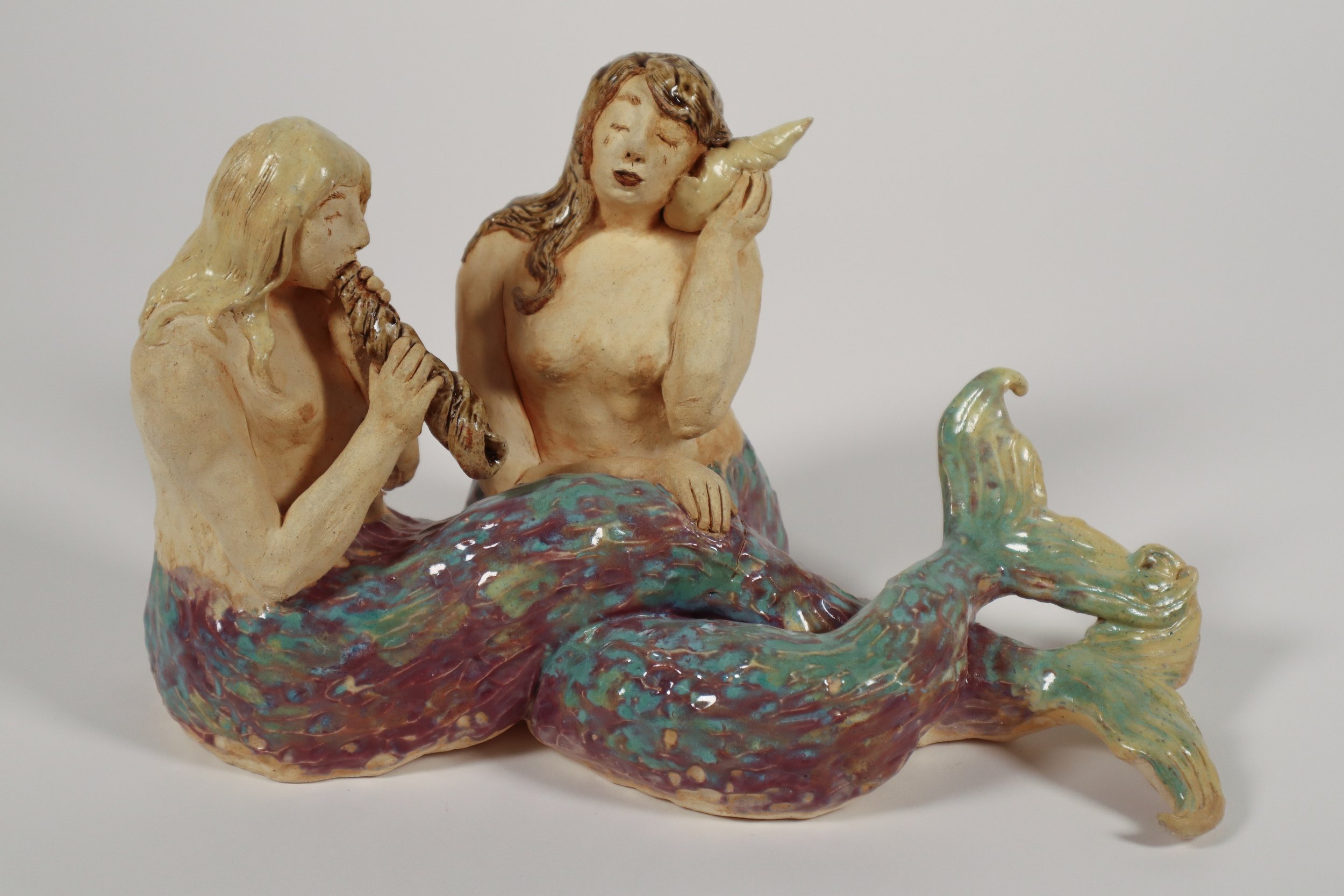 Glaze and oxide wash on stoneware, Fall 2025